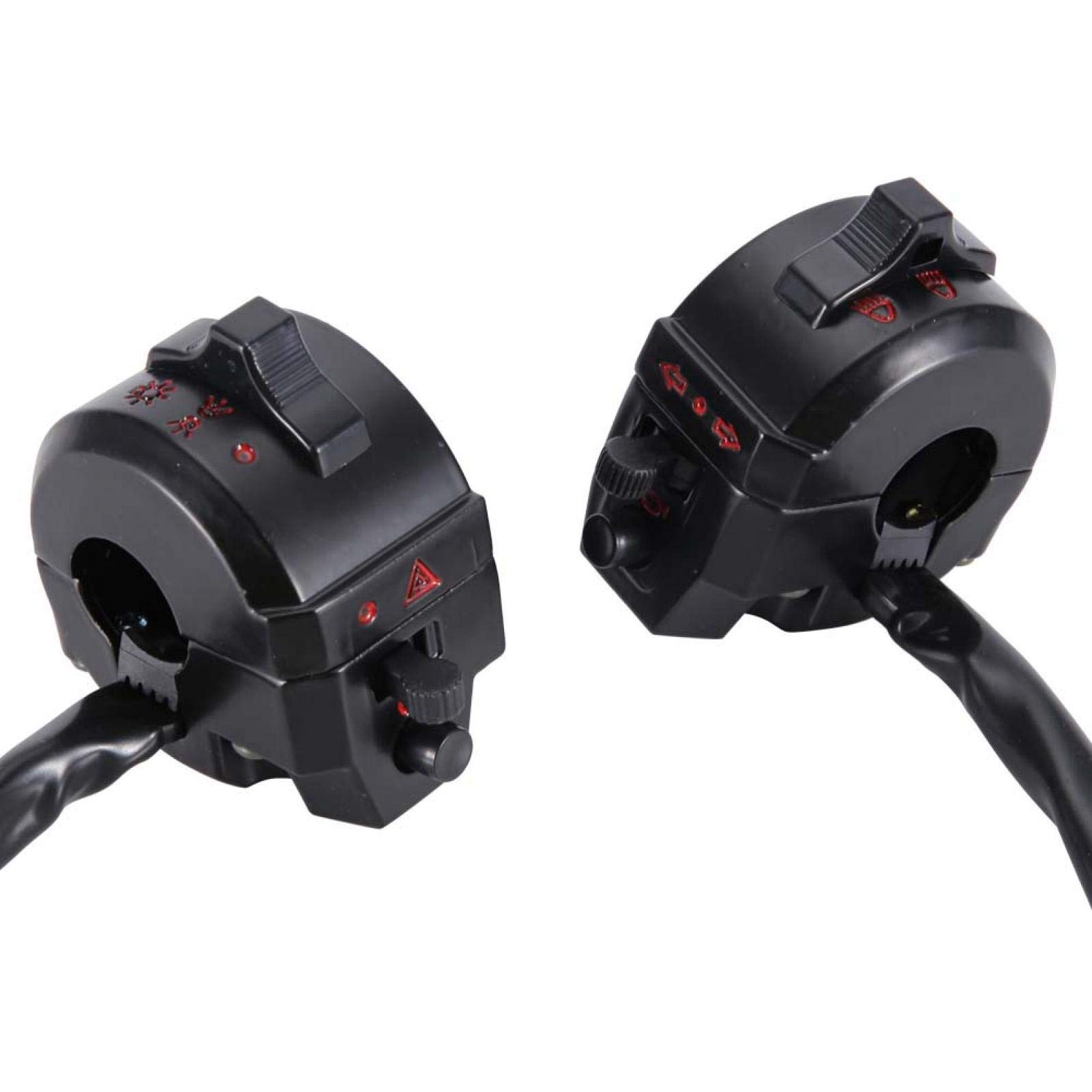 Kuuleyn 22 mm interruttori manubrio moto alluminio 1 paio