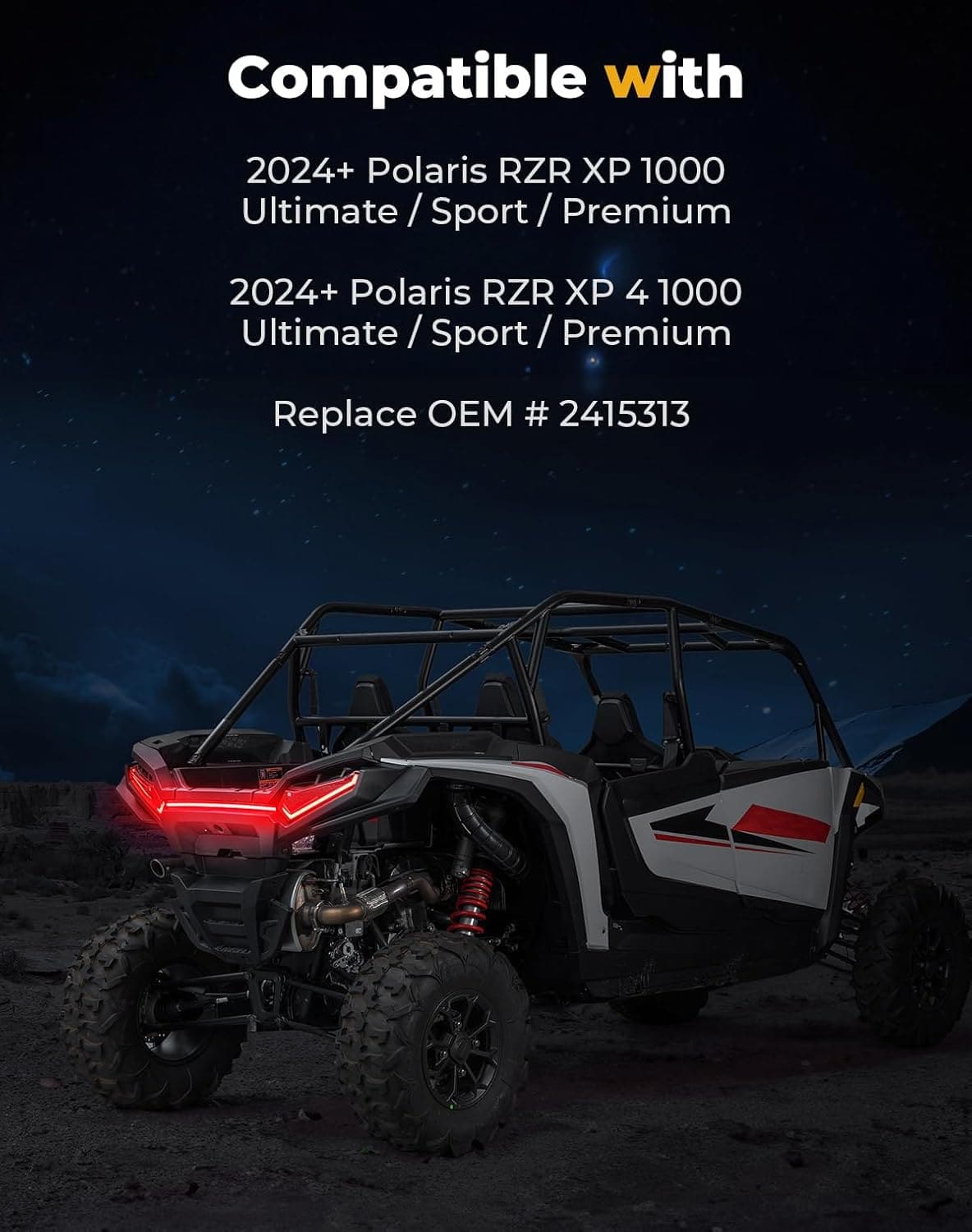 KEMIMOTO RZR XP 1000 fanale posteriore LED 2024-2025