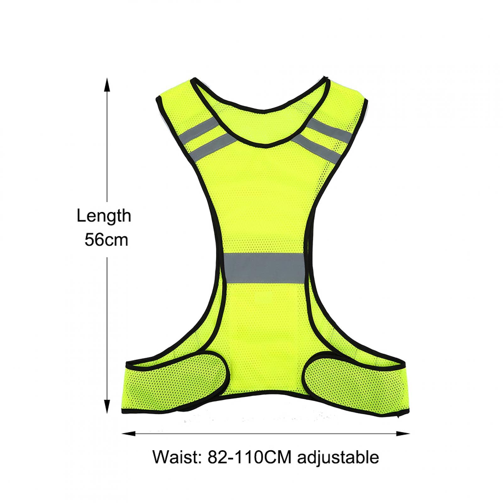 Kuuleyn gilet sicurezza riflettente giallo alta visibilità