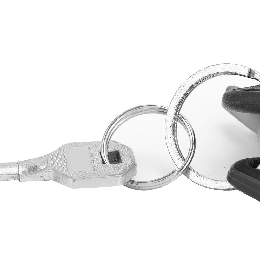 AOWINHIT Anelli portachiavi acciaio 22 mm 10 pezzi