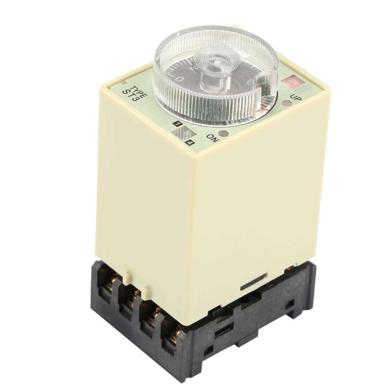 Kuuleyn ST3PA-B Relè Temporizzatore 0-10S AC 220V con Base