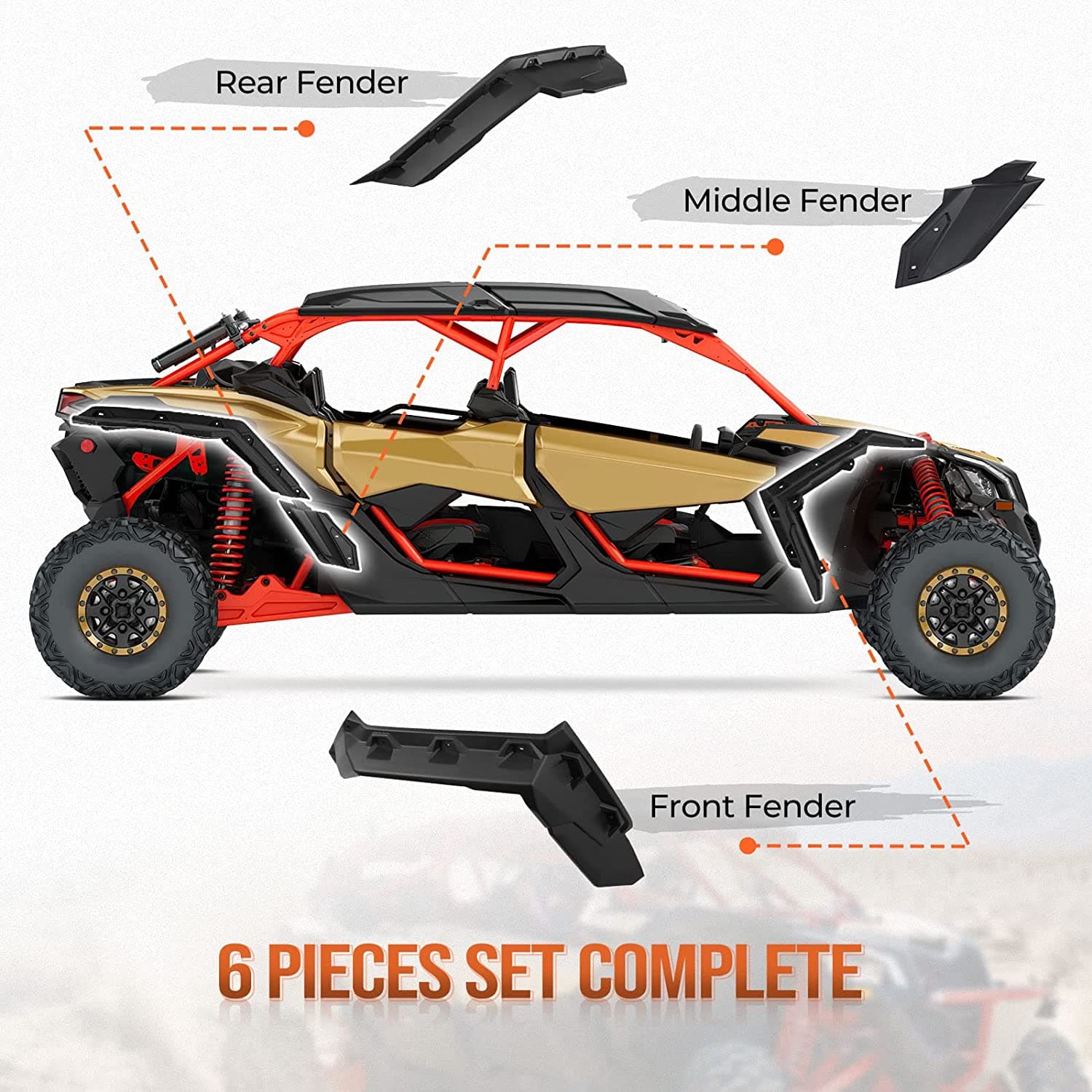 KEMIMOTO Maverick X3 kit parafanghi specchietti borse porta