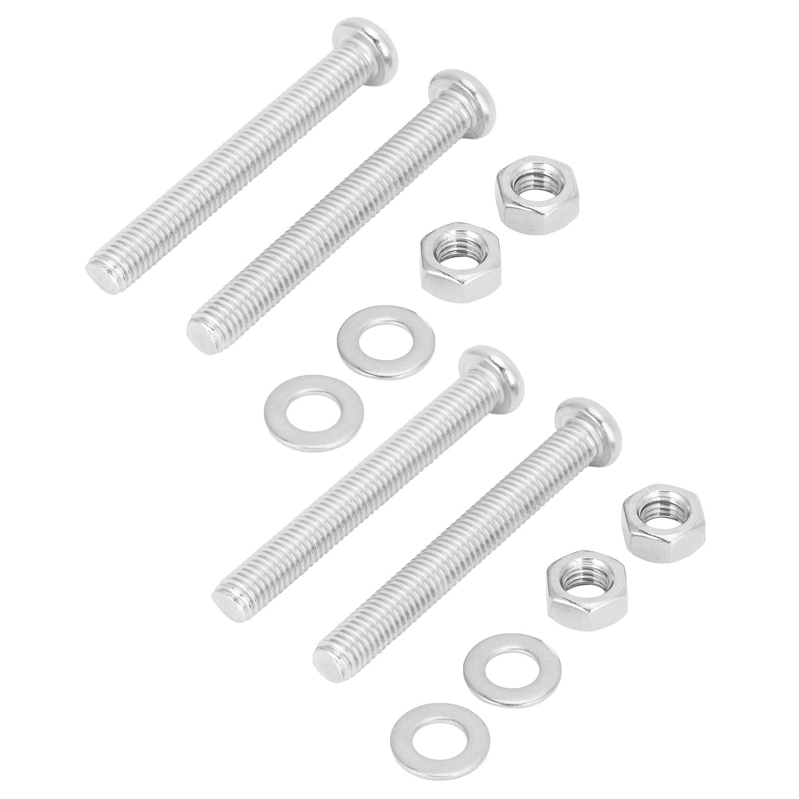 Hapivida Kit Bulloni Scala Piscina Inox 12 Pezzi 67 mm