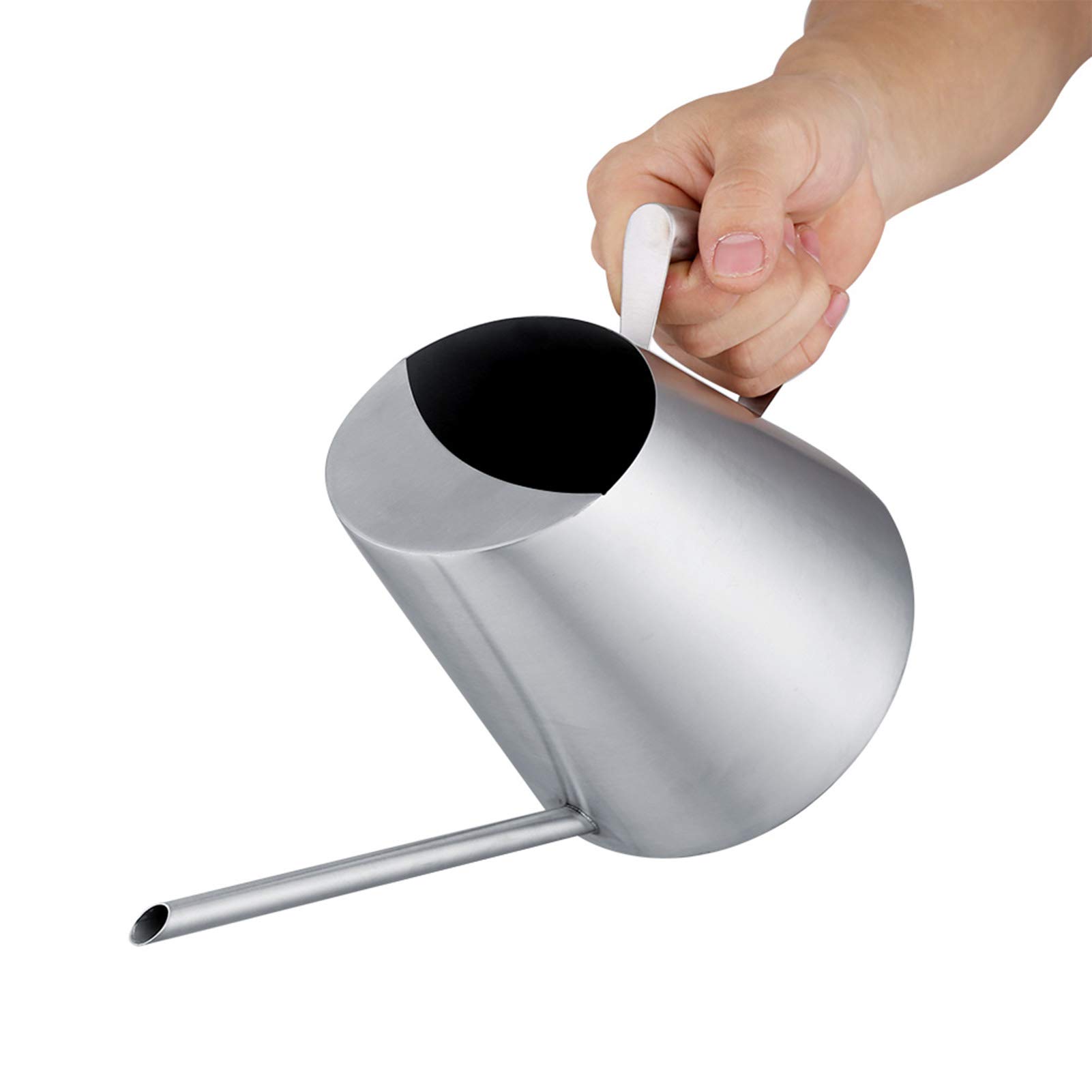 Kuuleyn Annaffiatoio Acciaio Inox 1500 ml Beccuccio Lungo