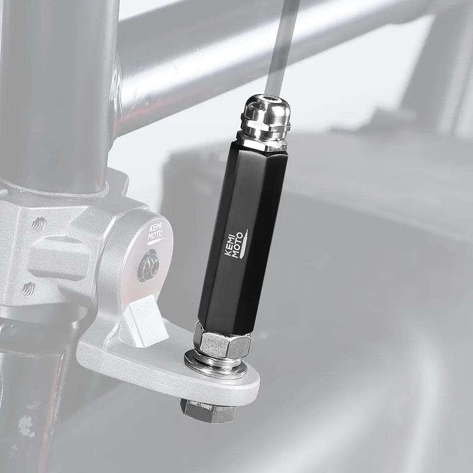 Kemimoto supporto bandiera 6,3 mm asta moto UTV nero