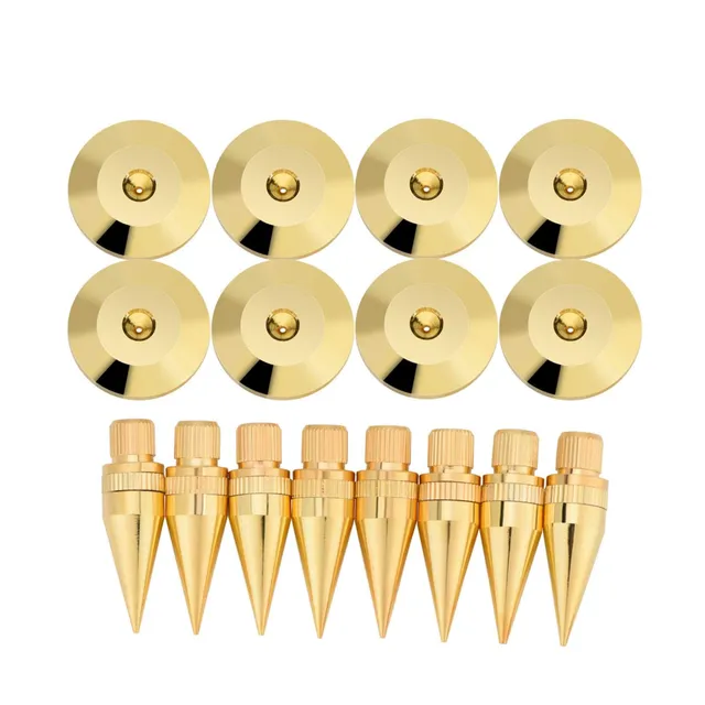 Kuuleyn punte per diffusori 6x36 mm 8 paia sottopunte rame oro