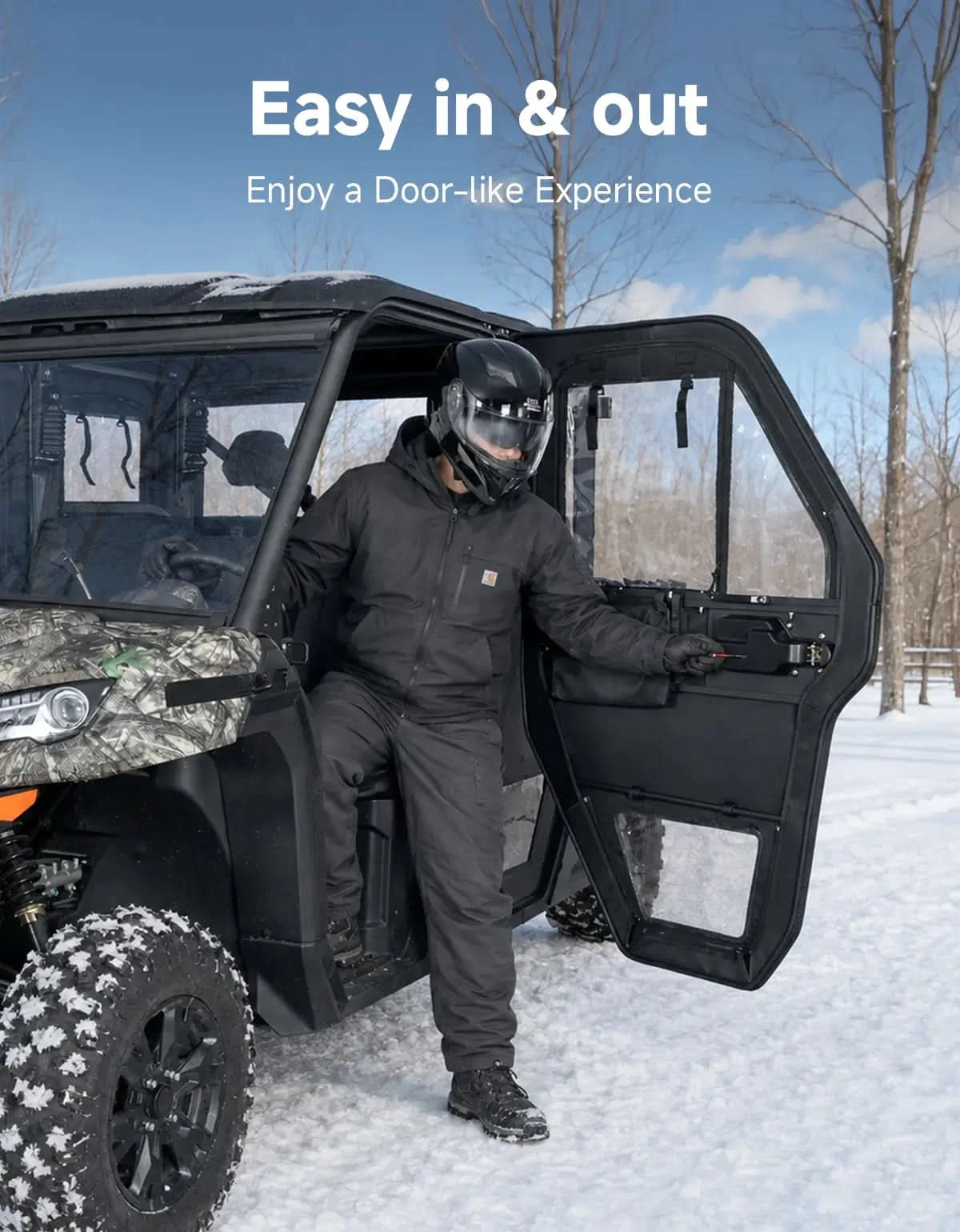 KEMIMOTO Uforce 1000 XL porte UTV telaio acciaio