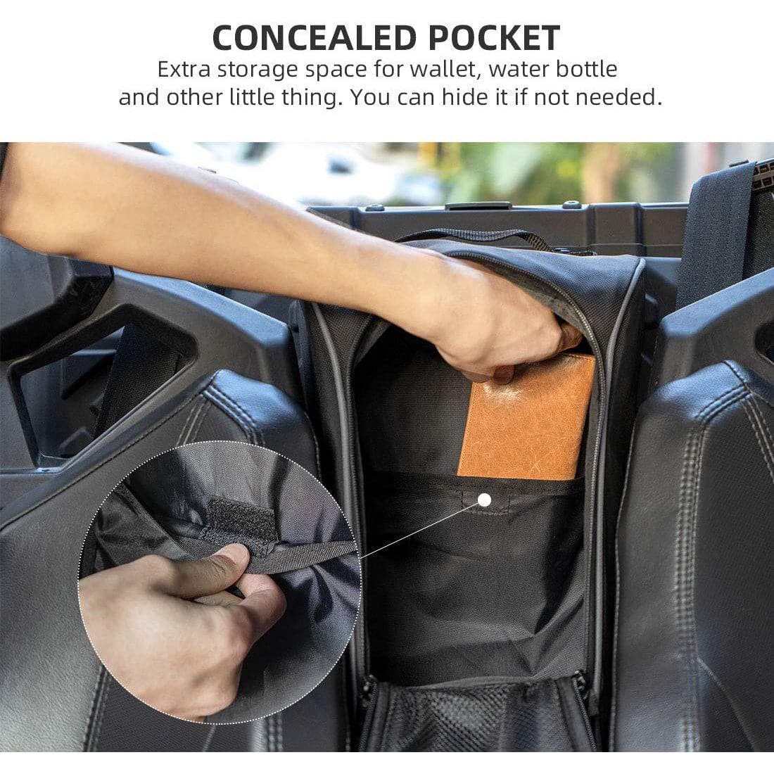 KEMIMOTO RZR PRO XP borsa centrale impermeabile 1680D