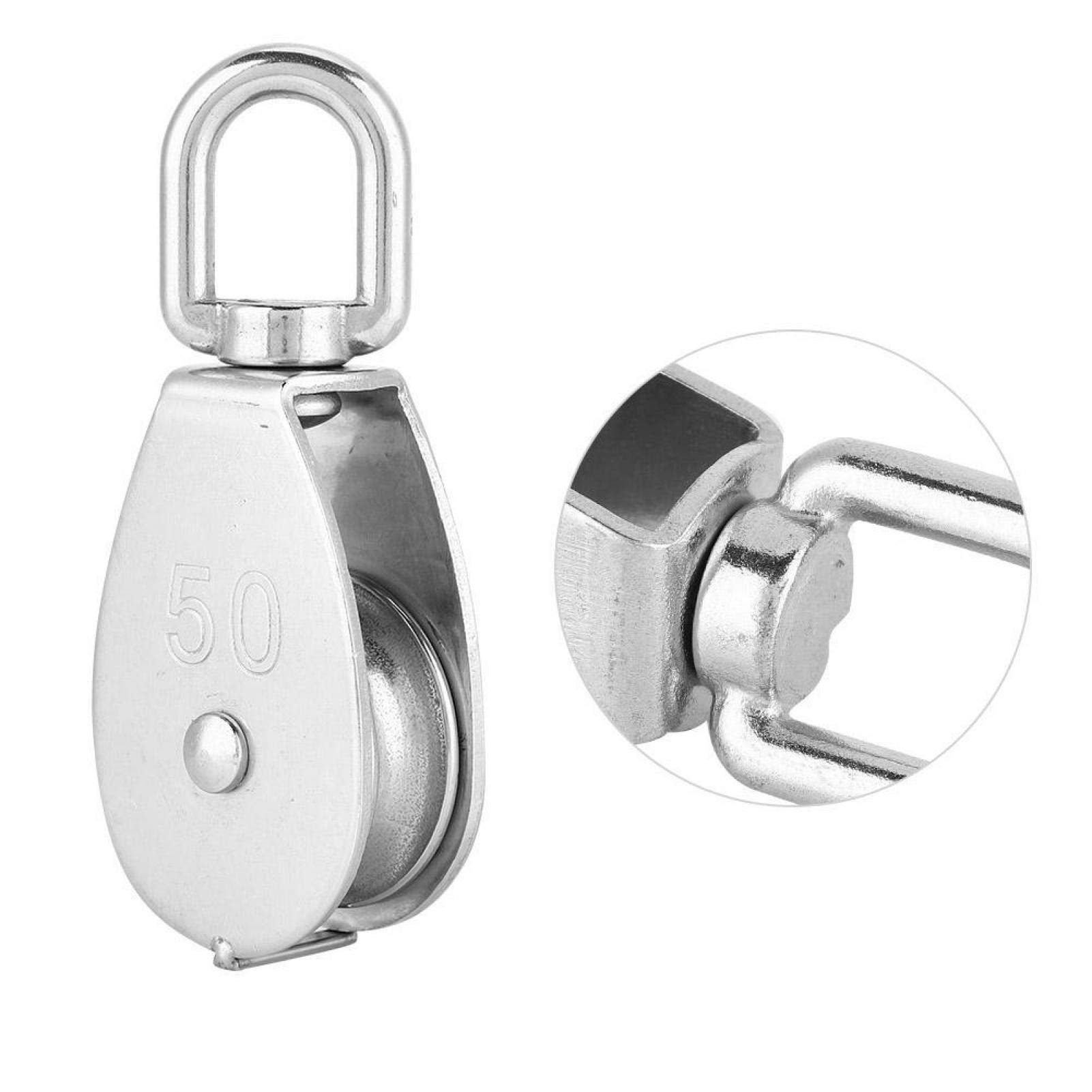 Kuuleyn Carrucola M50 Ruota Singola Acciaio Inox 304