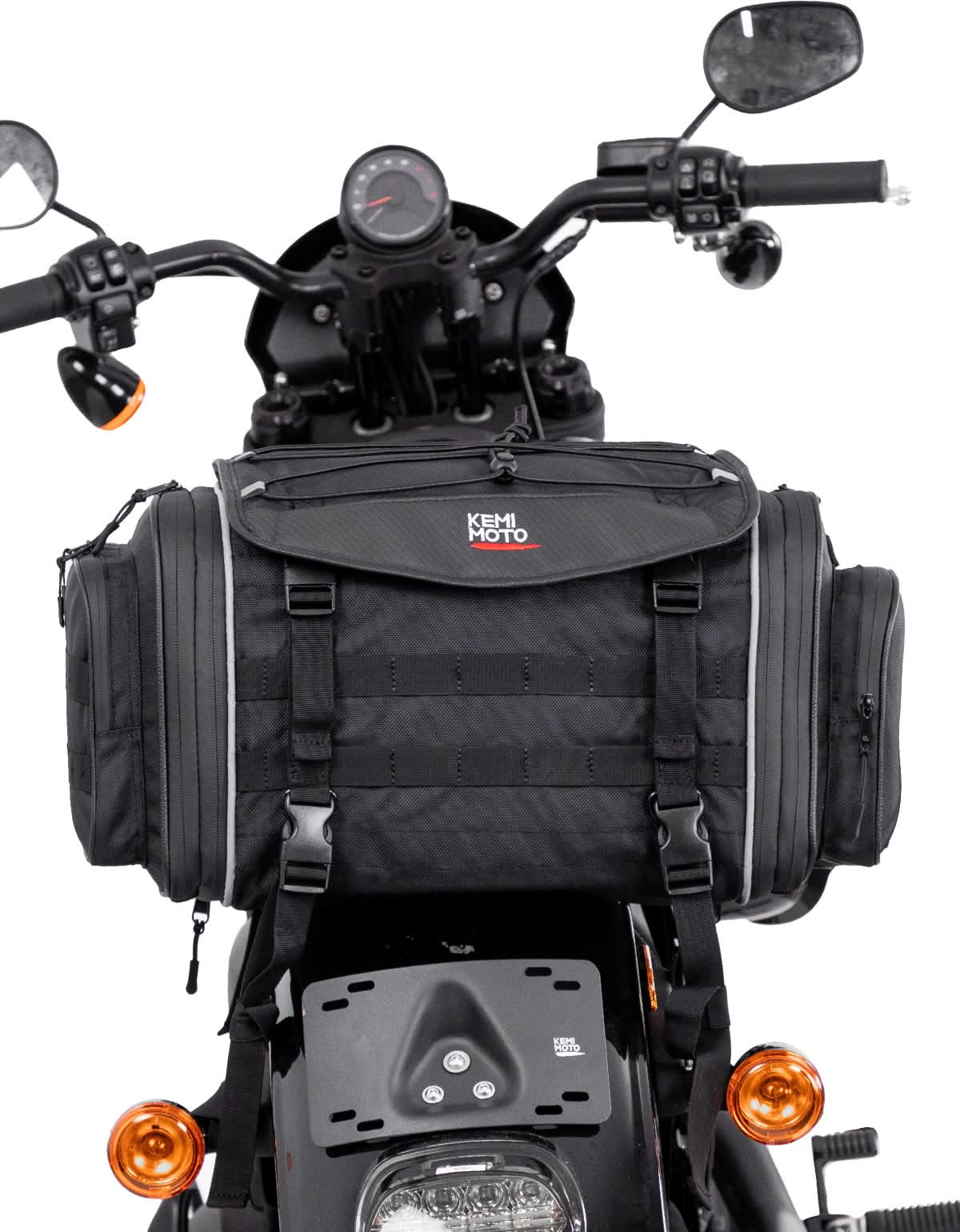 Kemimoto borsa codino moto espandibile 23-30L