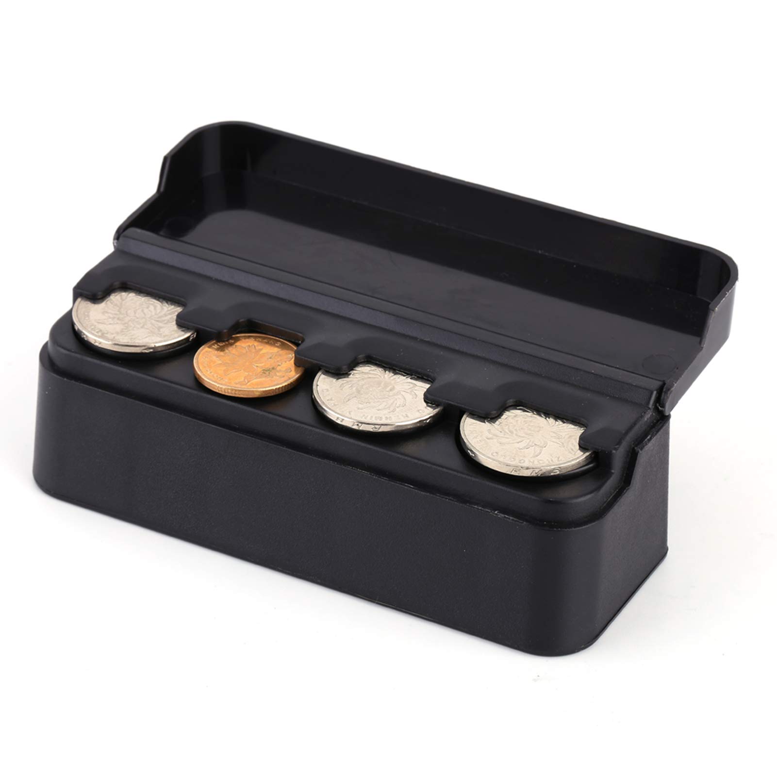 AOWINHIT Portamonete Auto organizer nero a molla