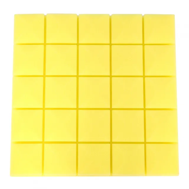 Kuuleyn pannelli acustici gialli 50x50x5 cm 6 pezzi