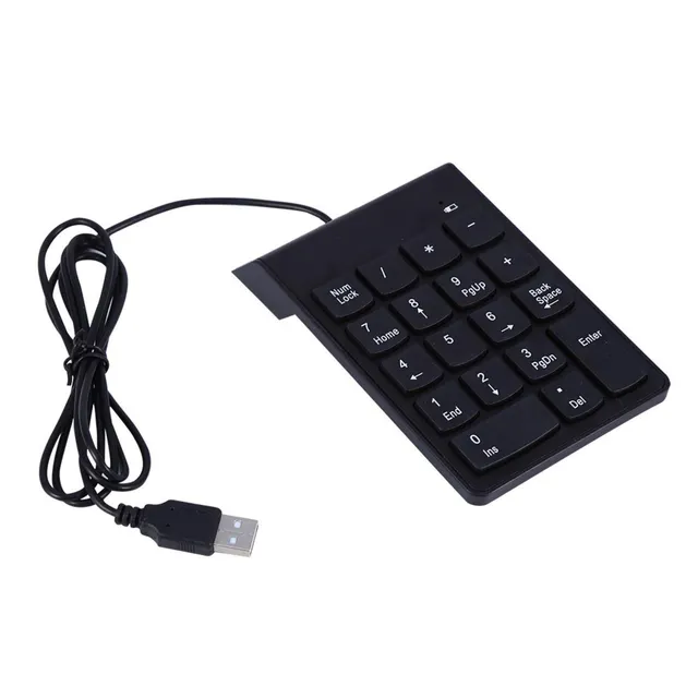 Kuuleyn Tastierino Numerico USB 18 Tasti Nero Cavo