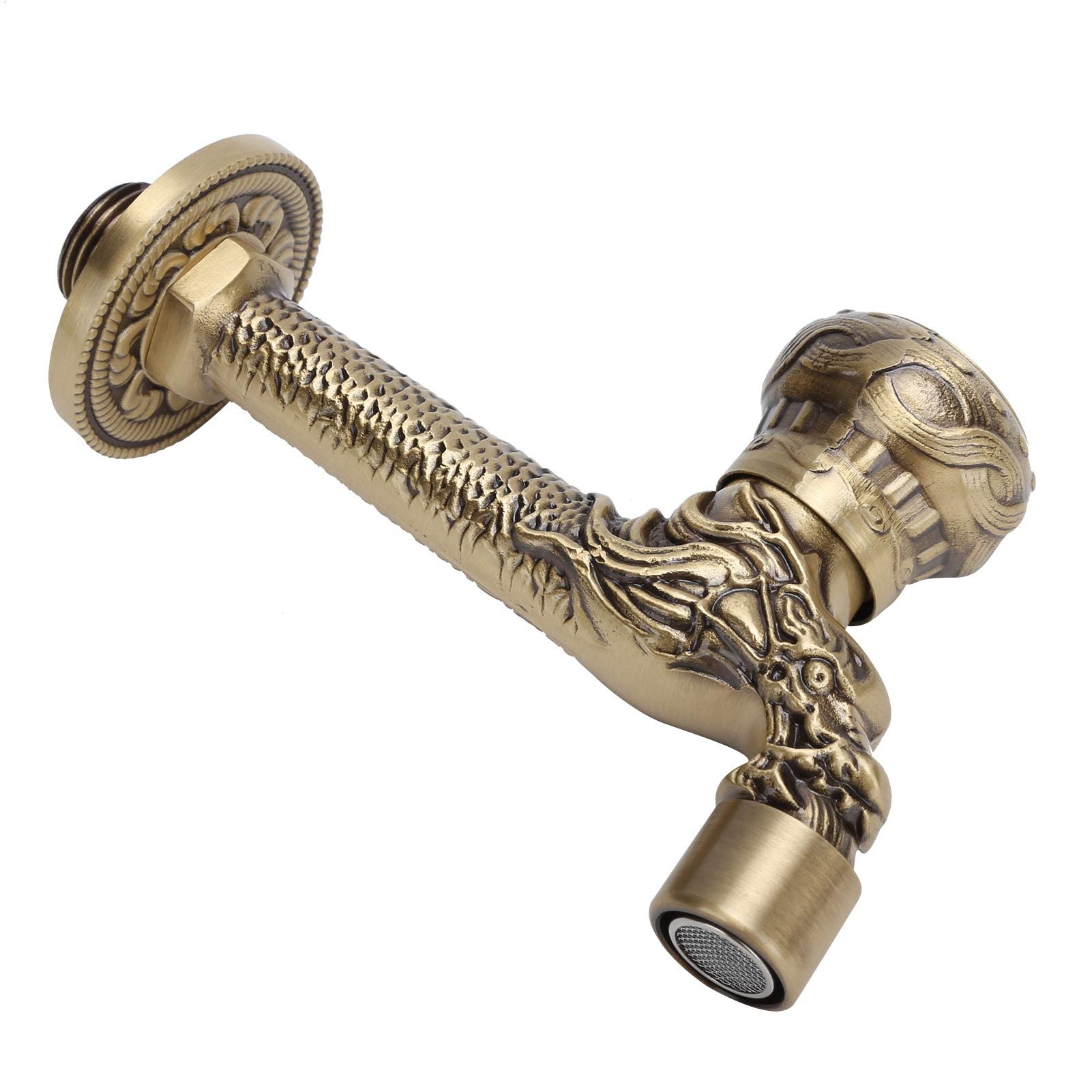 Kuuleyn rubinetto parete ottone antico G1/2 acqua fredda