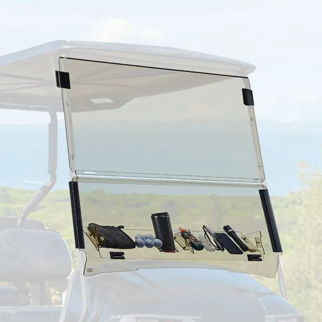 Kemimoto EZGO TXT parabrezza abbattibile fumé con vano 1995-13