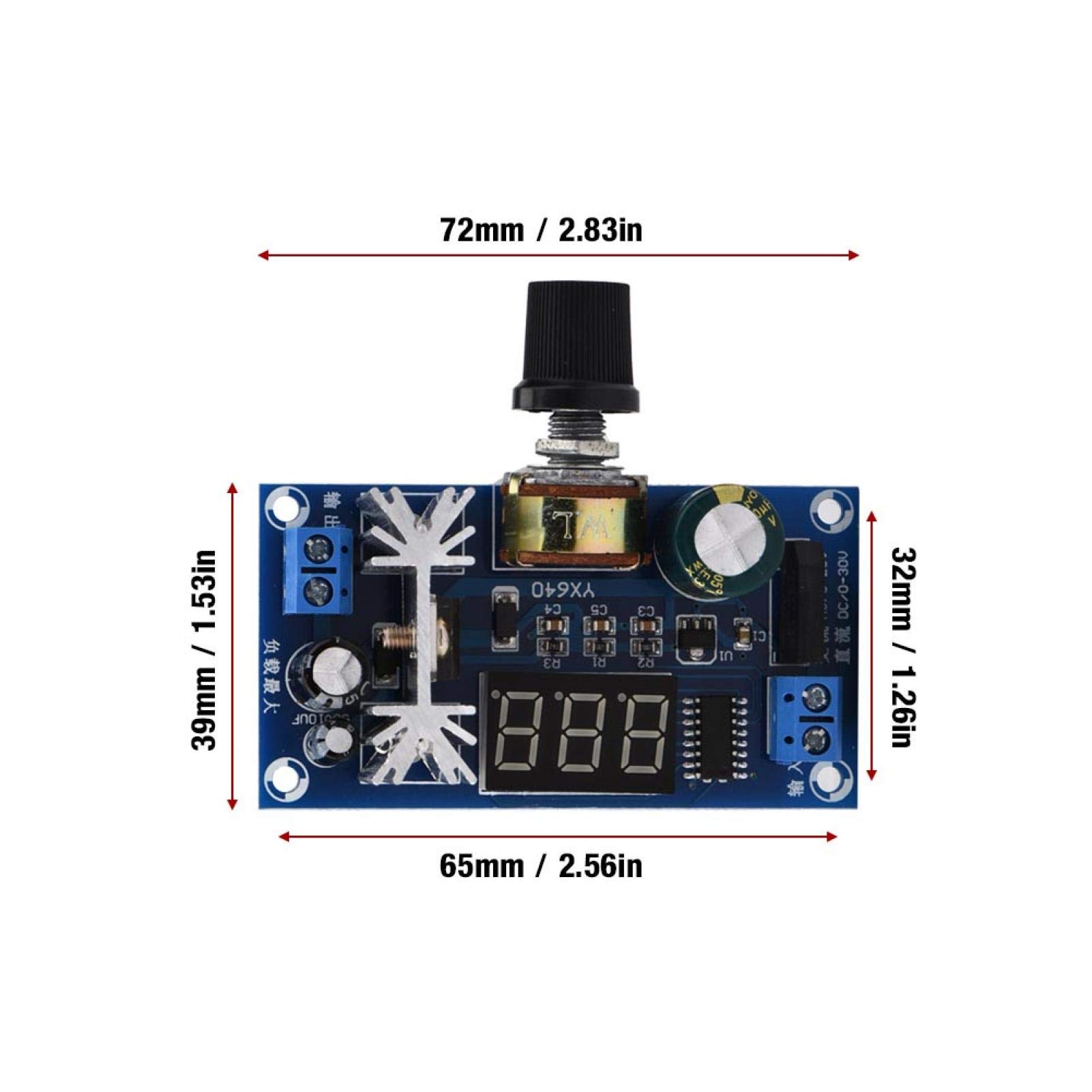 Kuuleyn Regolatore tensione LM317 con display