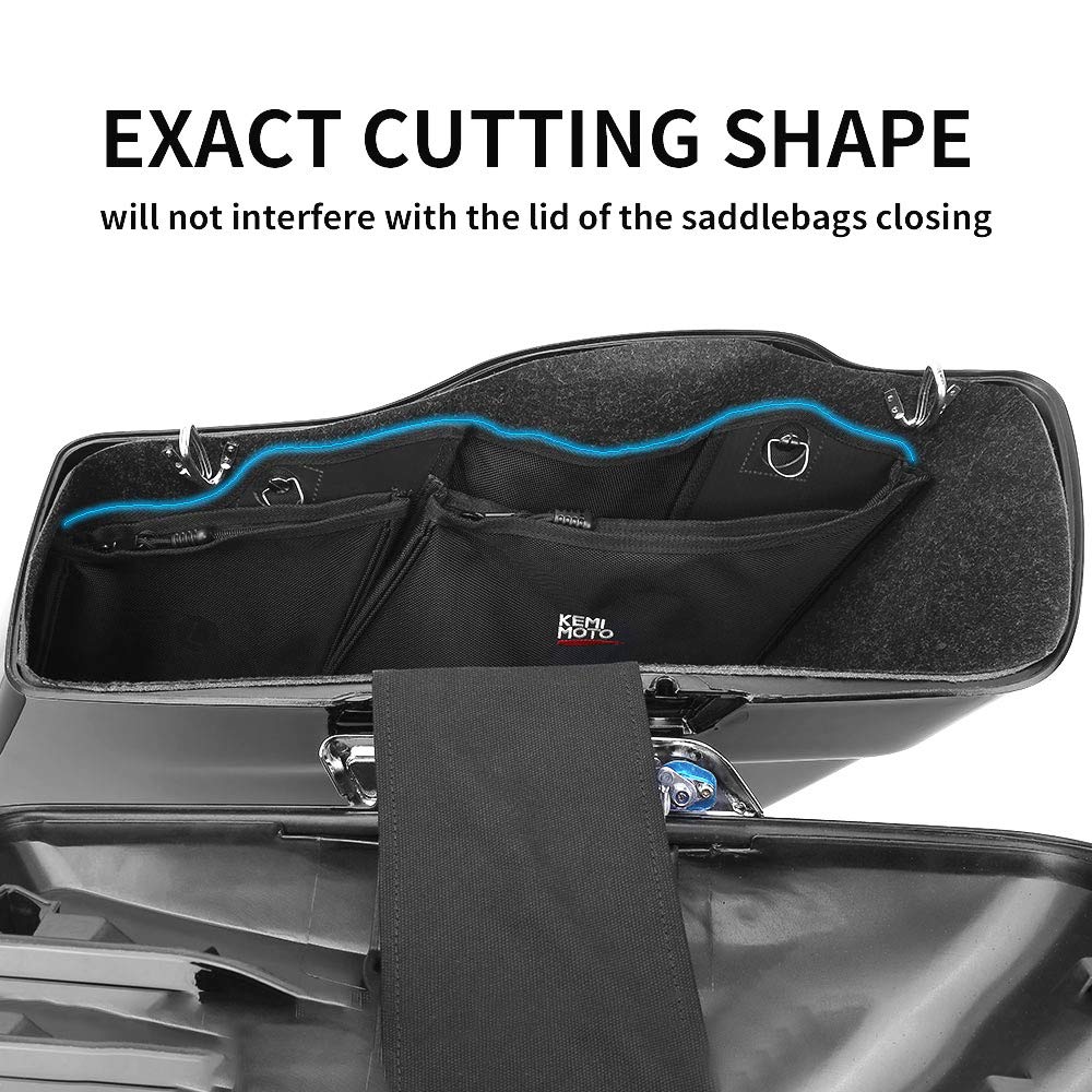 Kemimoto Touring organizer borse laterali moto 2pz divisori