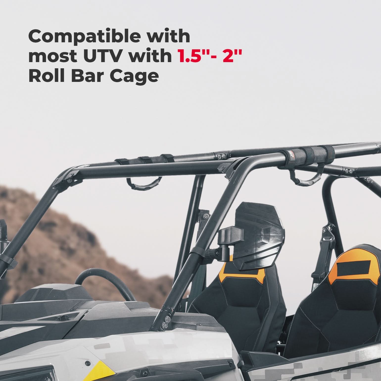 KEMIMOTO UTV maniglie appiglio roll-bar 1,5-2" oxford