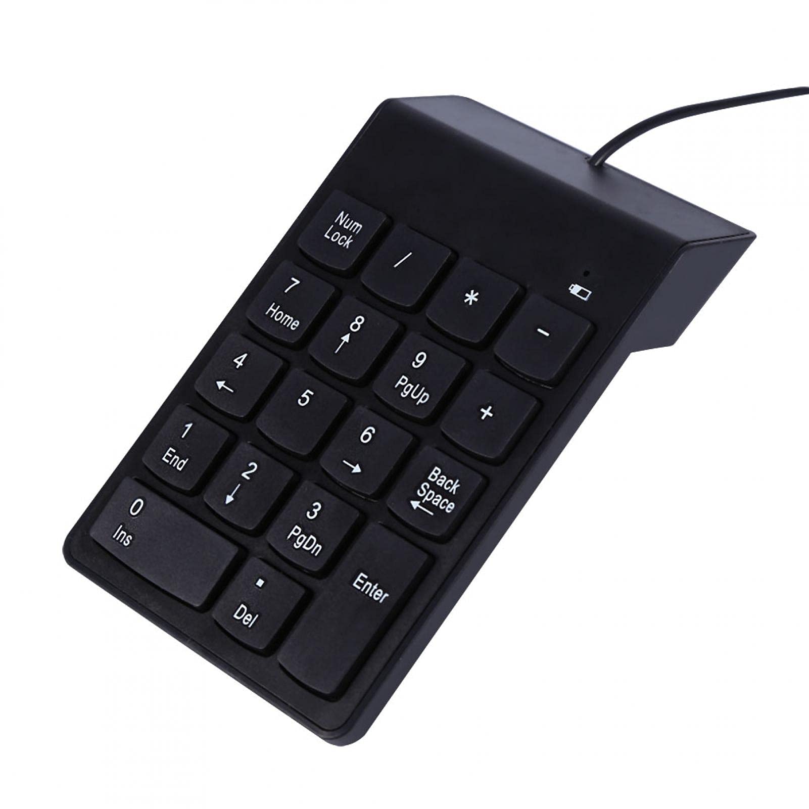 Kuuleyn Tastierino Numerico USB 18 Tasti Nero Cavo