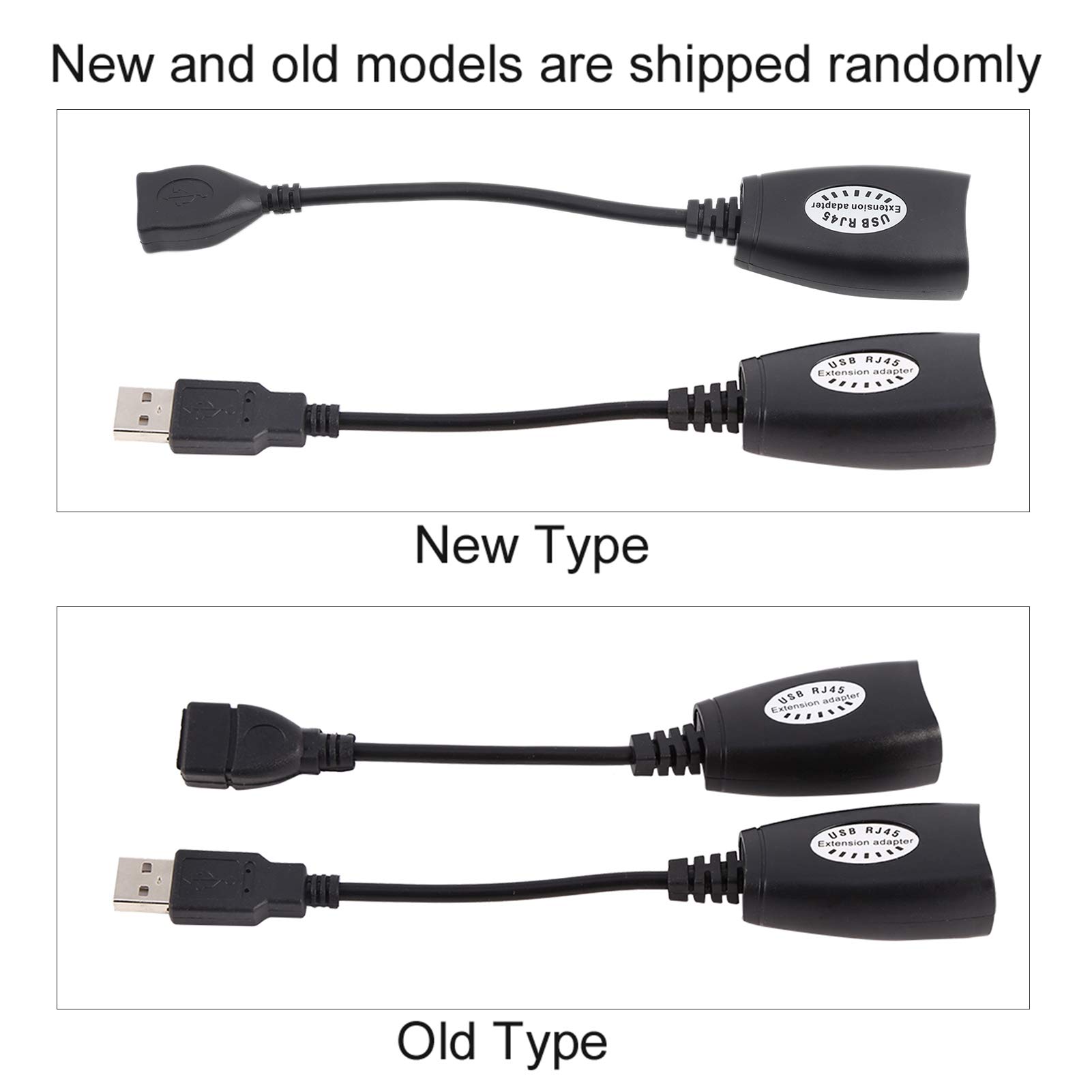 Kuuleyn Adattatore USB-RJ45 estensore rete Cat5 nero