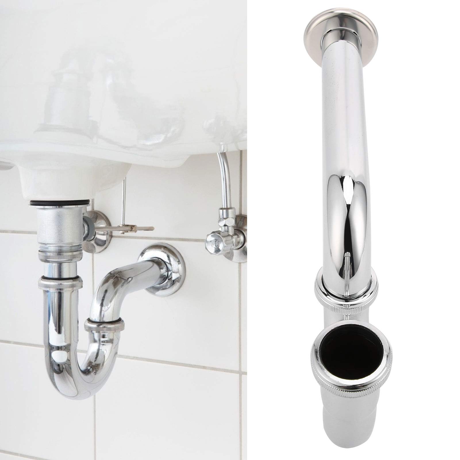 Kuuleyn Sifone Lavabo Tubo Scarico Rame Antiodore