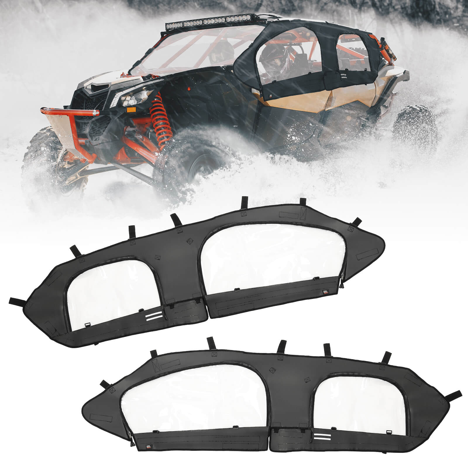 KEMIMOTO Cabina Morbida Maverick X3 MAX 4 Posti in PVC