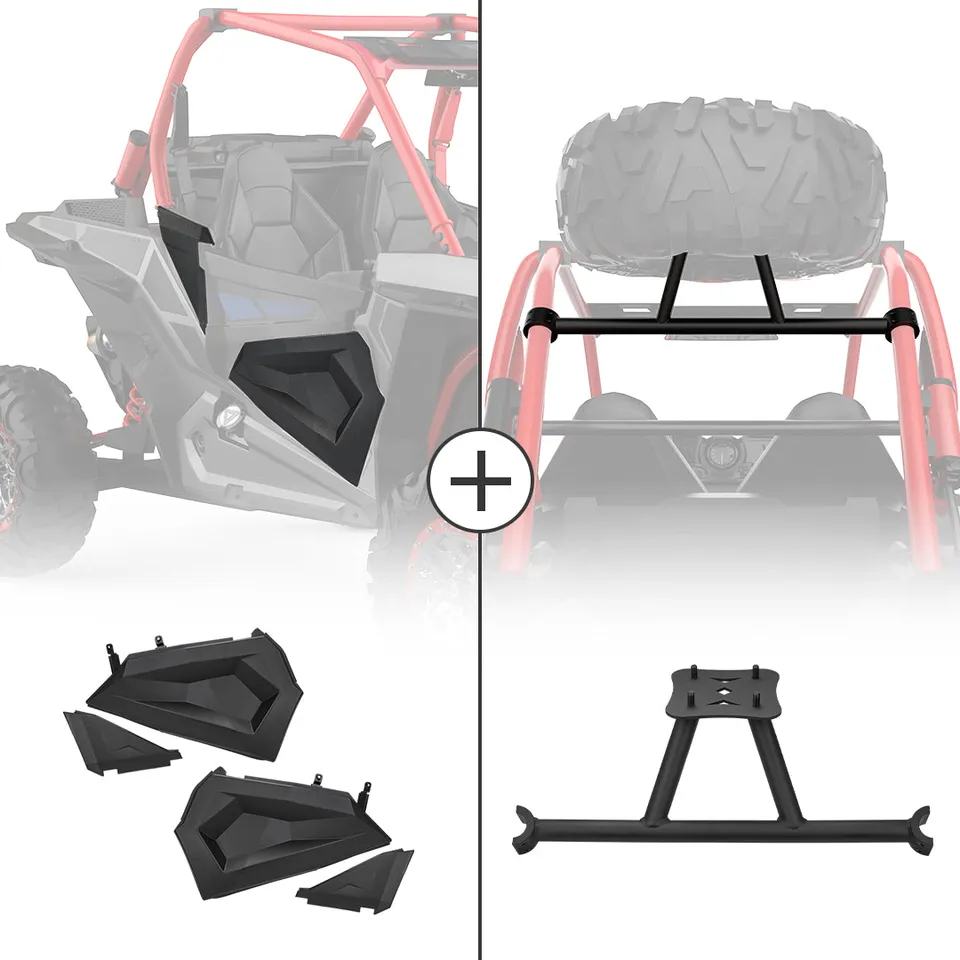 KEMIMOTO Set Portaruota e Pannelli Porta per Polaris RZR