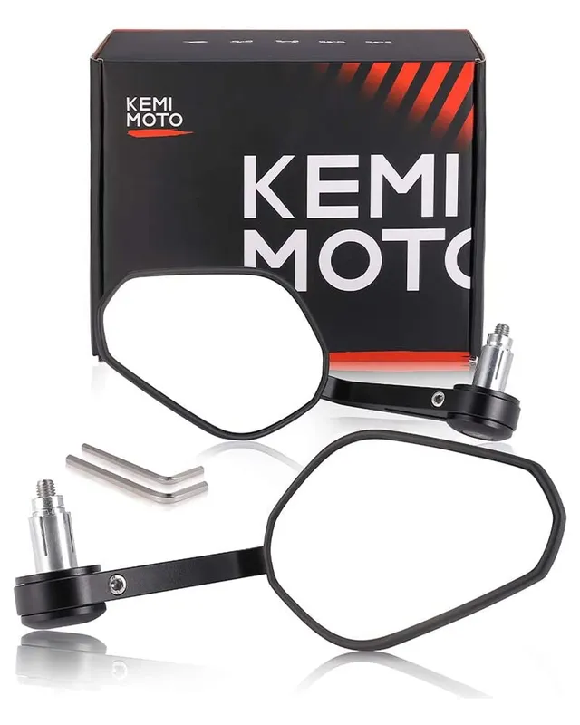 Kemimoto Sportster specchietti manubrio moto coppia