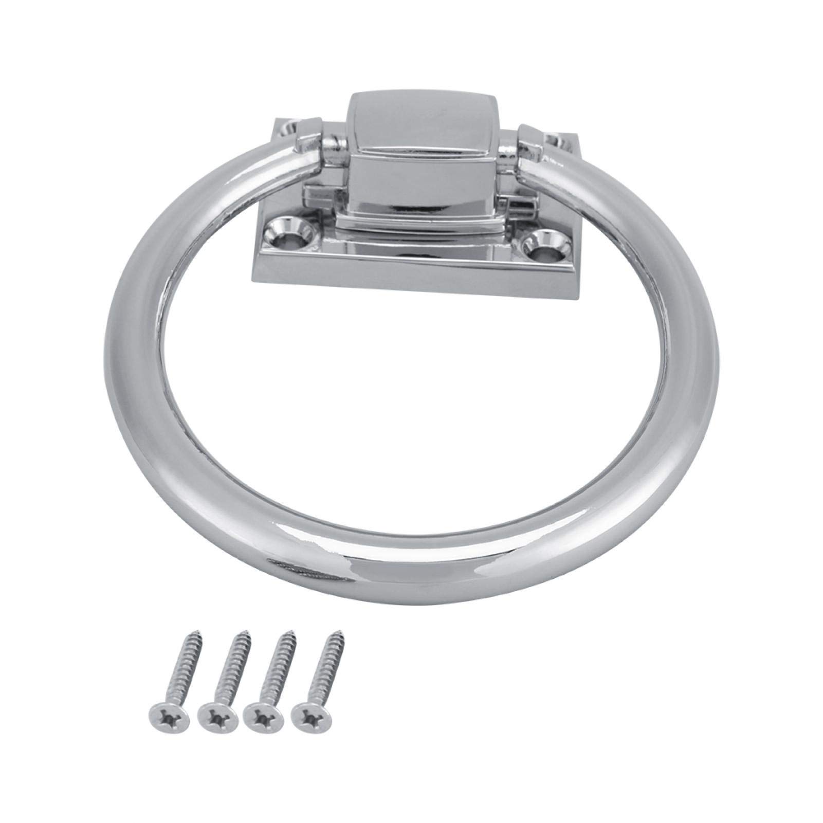 Kuuleyn Battente Porta Anello Inox Argento 111 mm