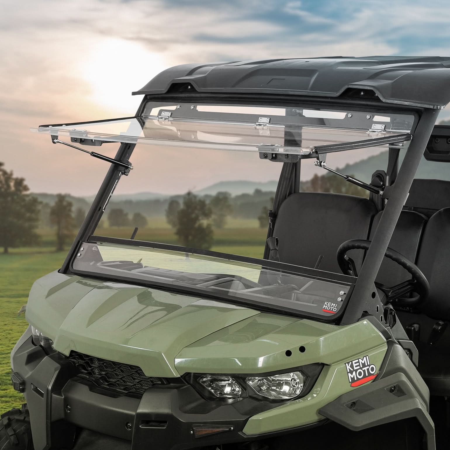 KEMIMOTO Defender parabrezza flip 3-in-1 antigraffio