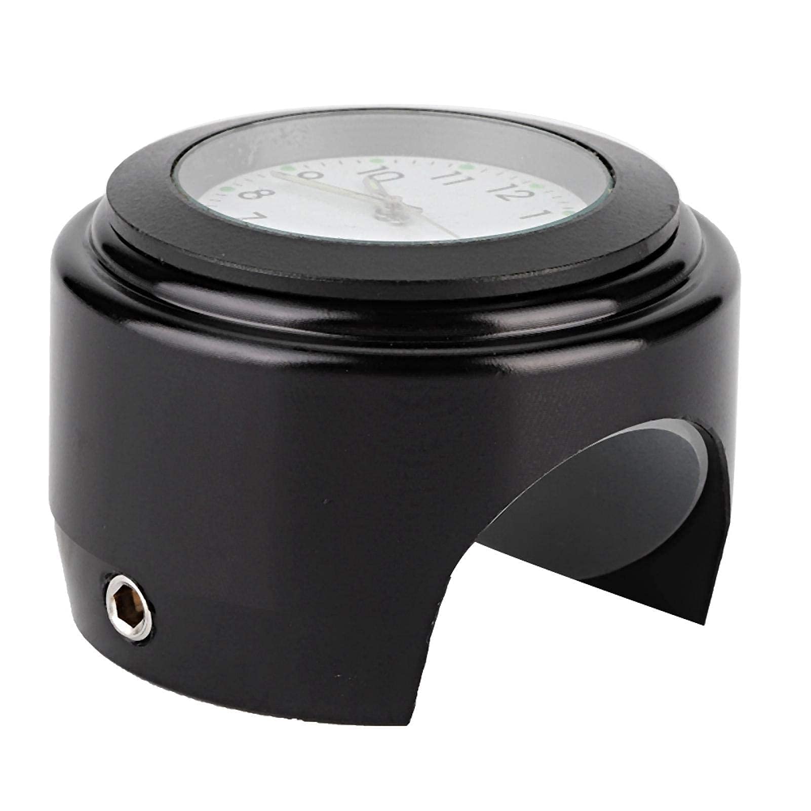 Kuuleyn Orologio Manubrio Moto Quarzo Bianco Impermeabile