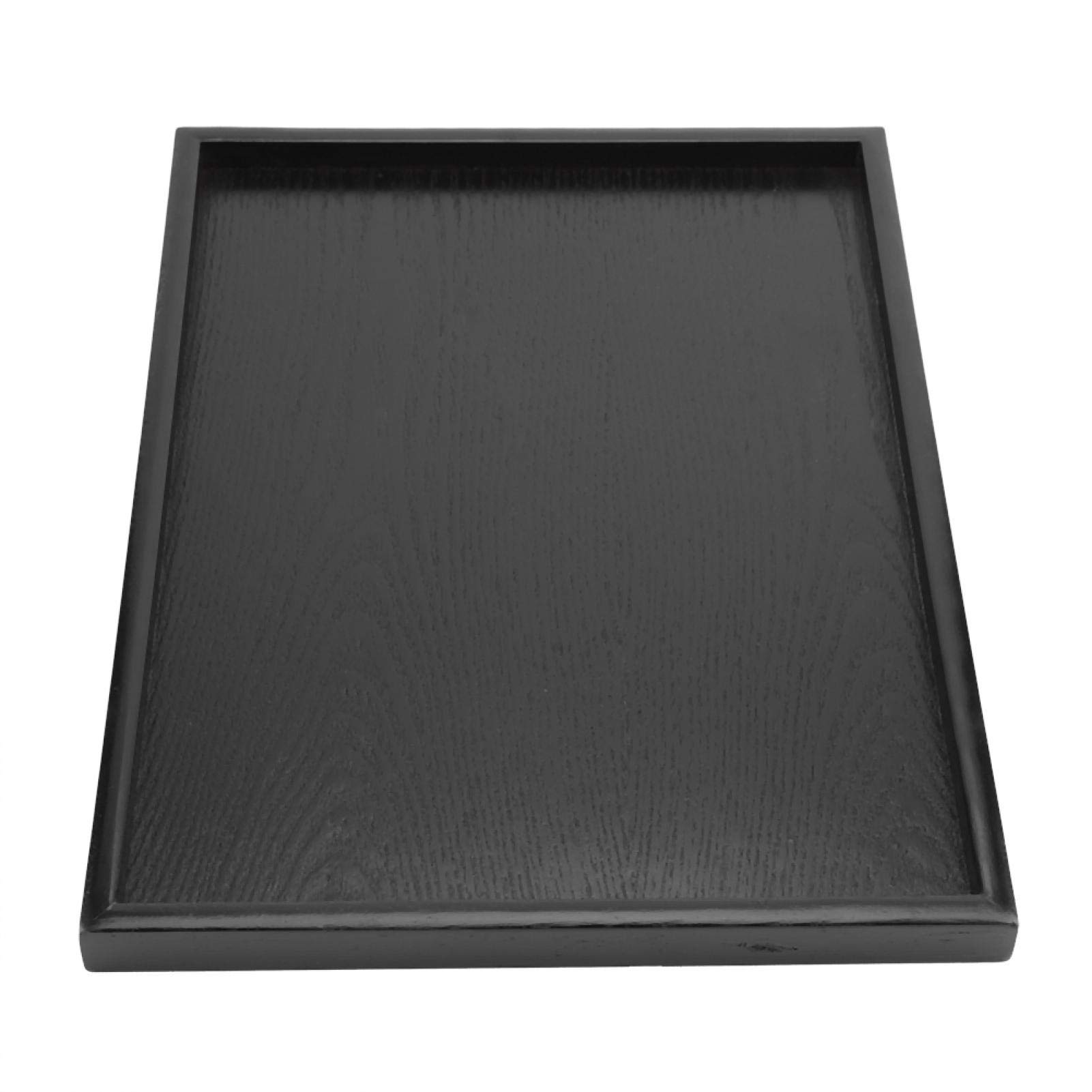 Kuuleyn Vassoio Legno Rettangolare Nero 36x27 cm