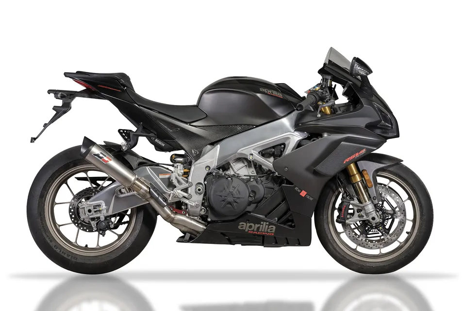 QD Exhaust Tri-Cone Racing scarico semi-completo titanio