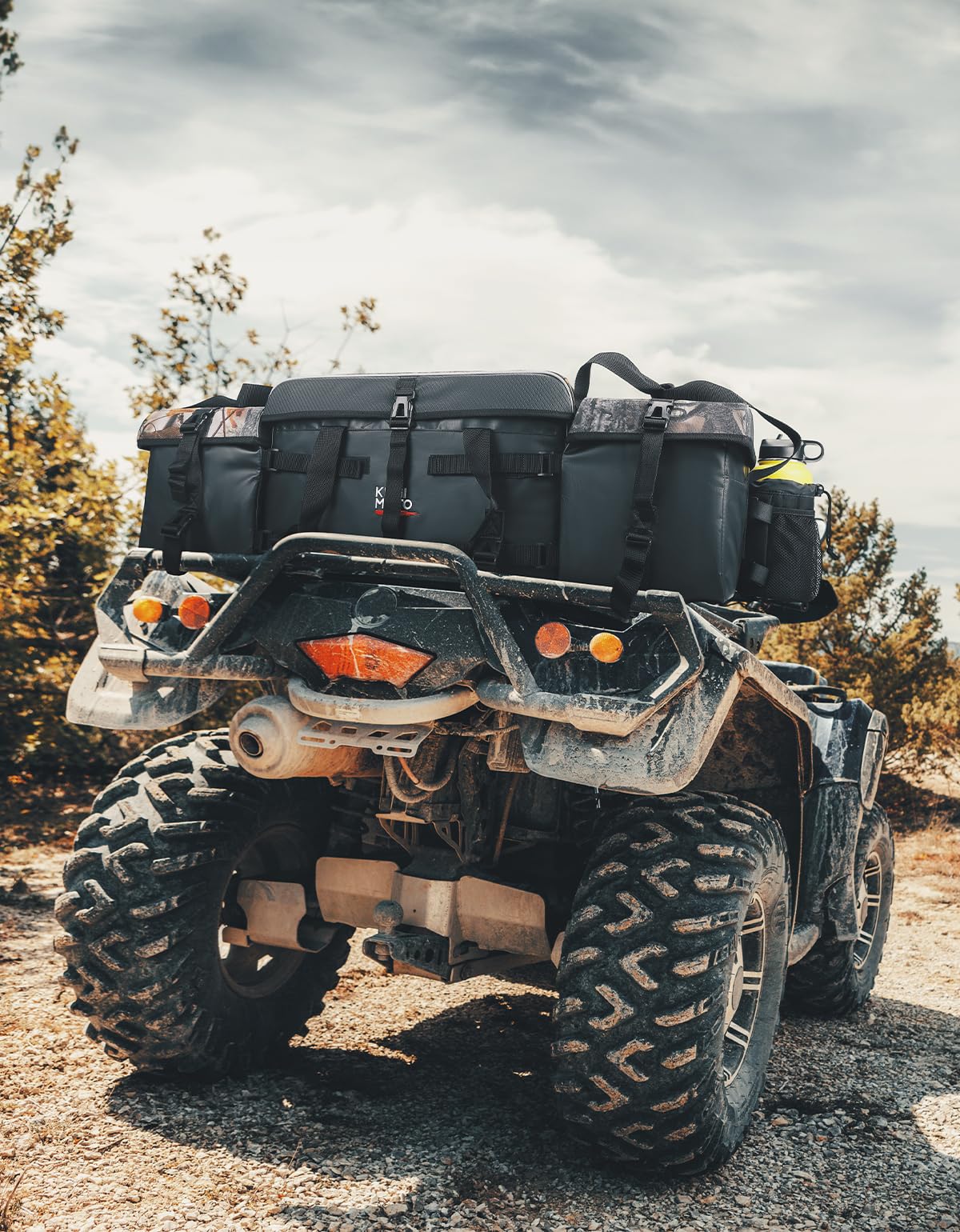 Kemimoto ATV borsa posteriore 76L con schienale e borsa frigo