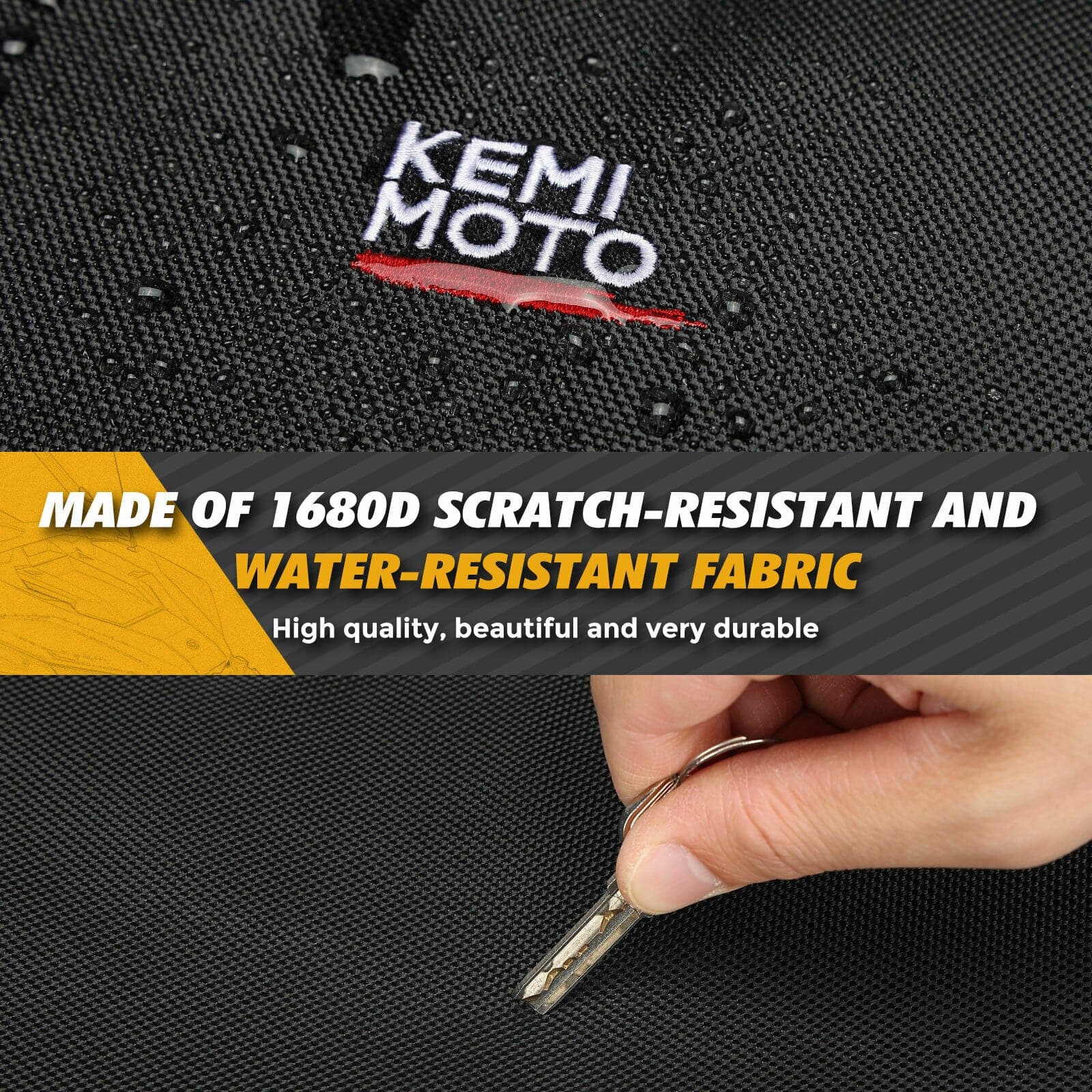 KEMIMOTO RZR borsa posteriore UTV 30L impermeabile con termica