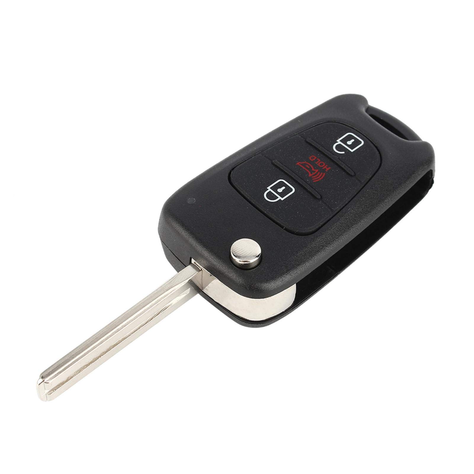 Kuuleyn NYOSEKSAM11ATX guscio chiave flip Kia Soul 3 tasti nero