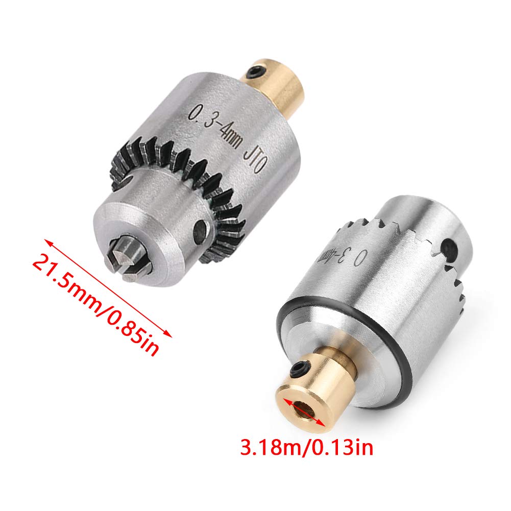Kuuleyn Mandrino trapano 3 griffe 0,3-4,0 mm con chiave