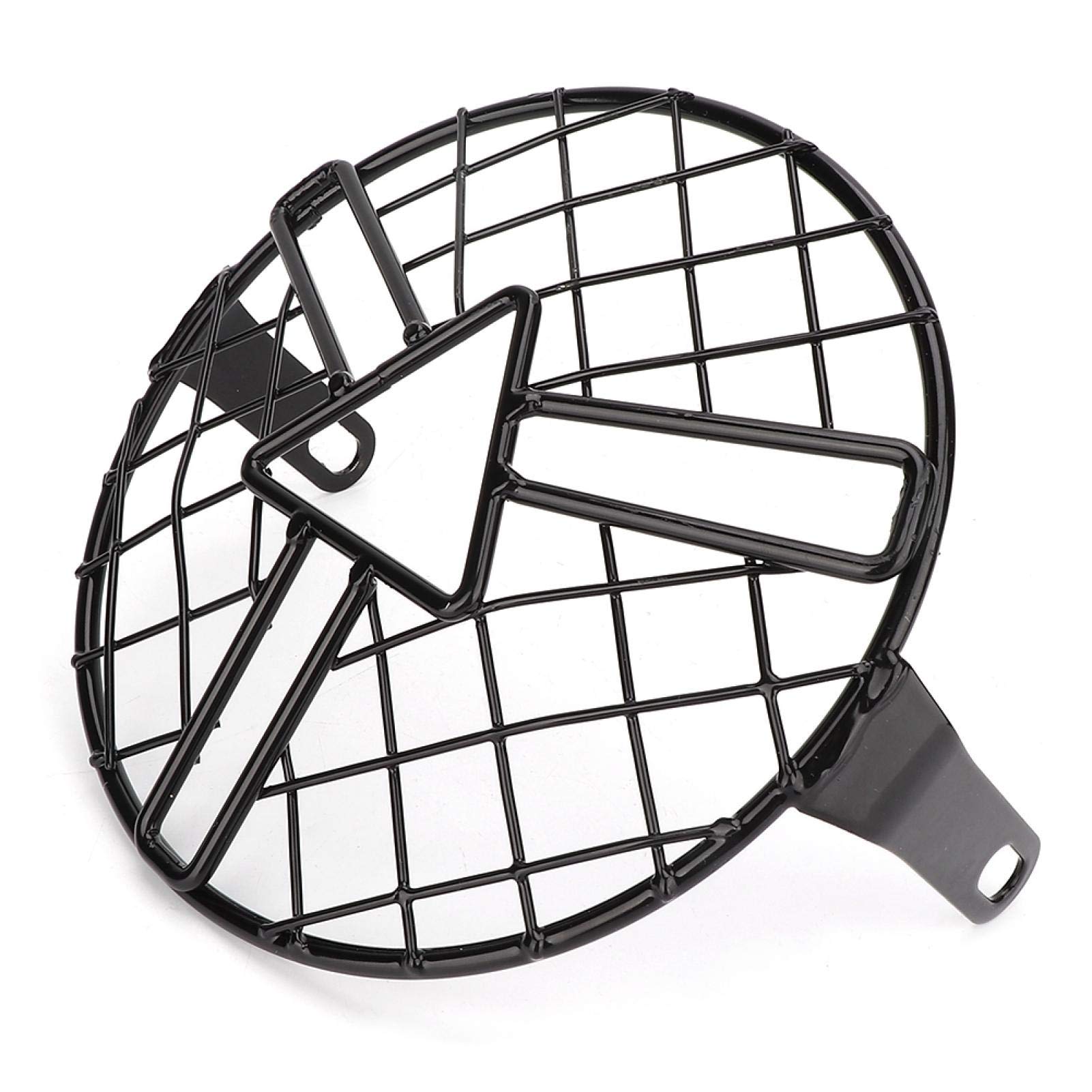 Kuuleyn Griglia Faro Moto 5,75 Pollici per CG125 GN125 Nera