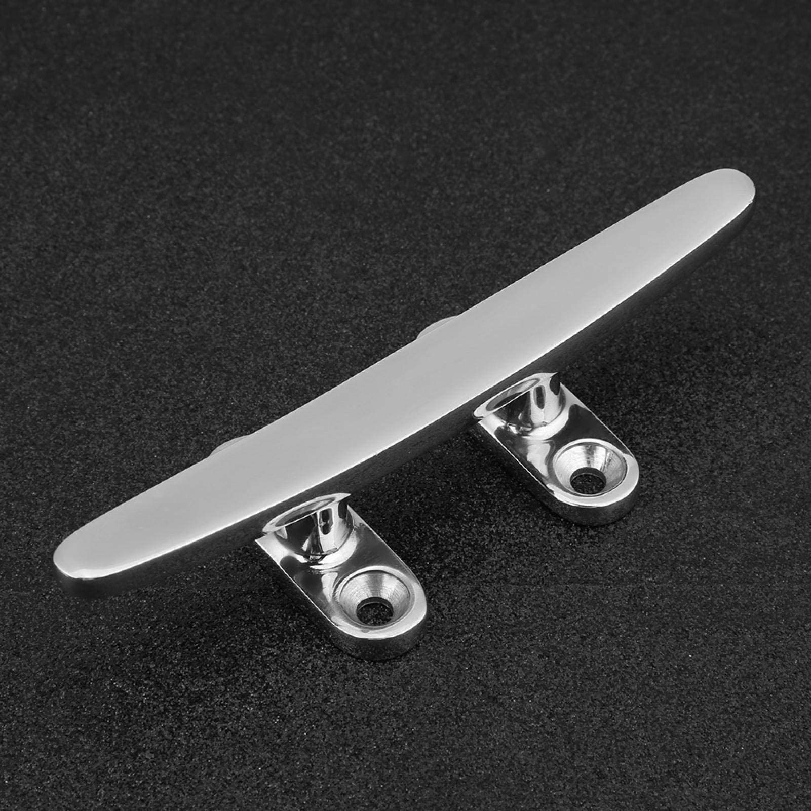 Kuuleyn 125 mm bitta flat top inox barca argento