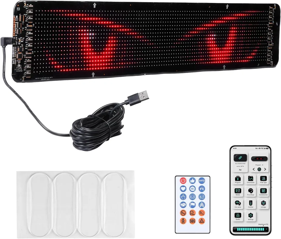 KEMIMOTO Display LED Auto Golf Cart USB-C Programmabile