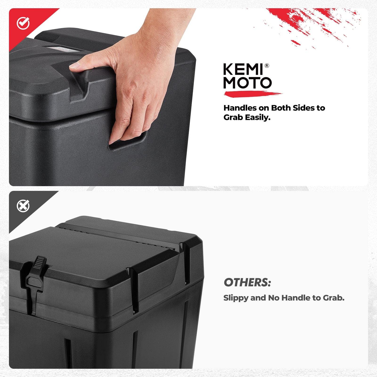 KEMIMOTO Box Sottosedile Ranger XP 1000 26,5L con Lucchetto
