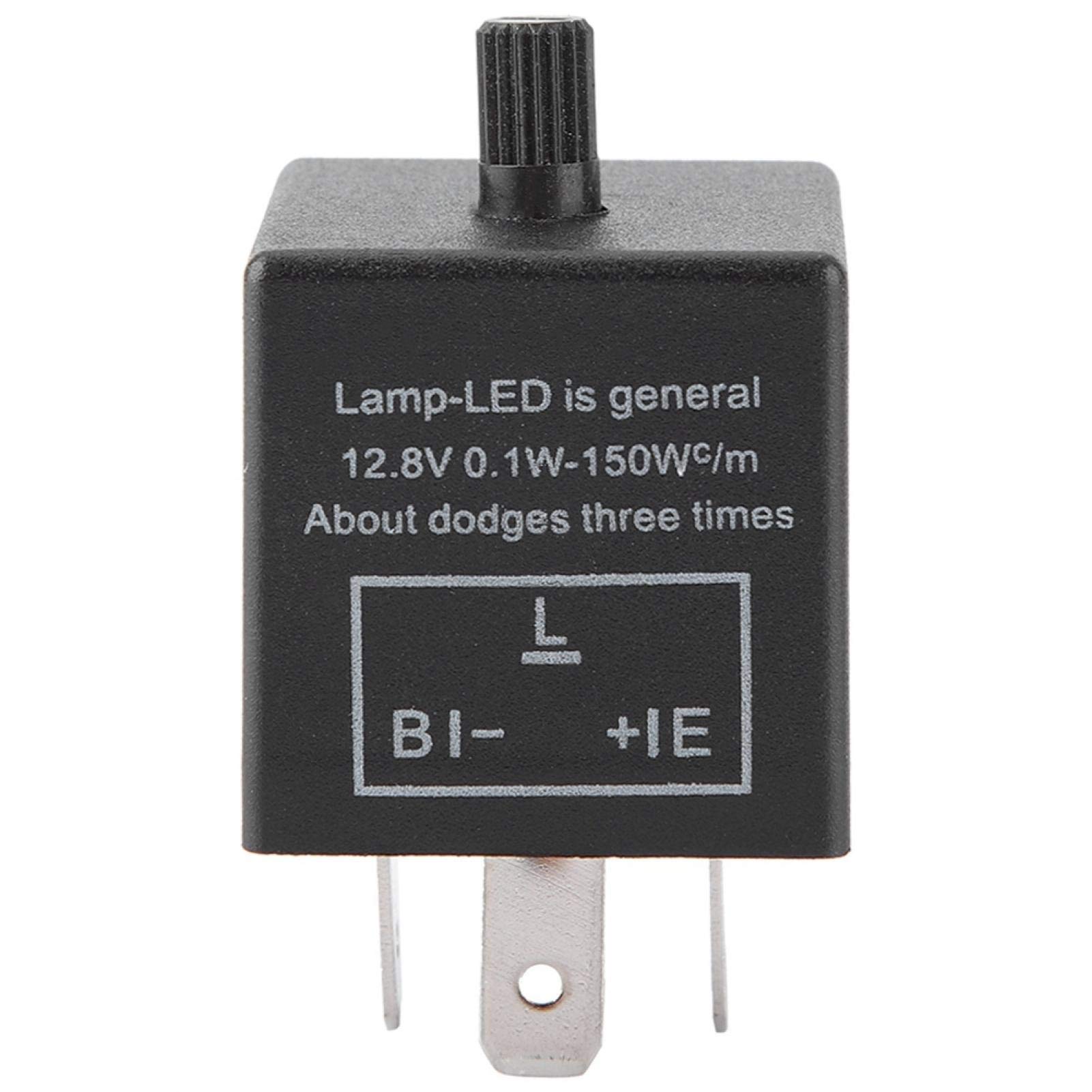 Kuuleyn CF14 JL-02 relè frecce LED 12V 3 pin regolabile nero