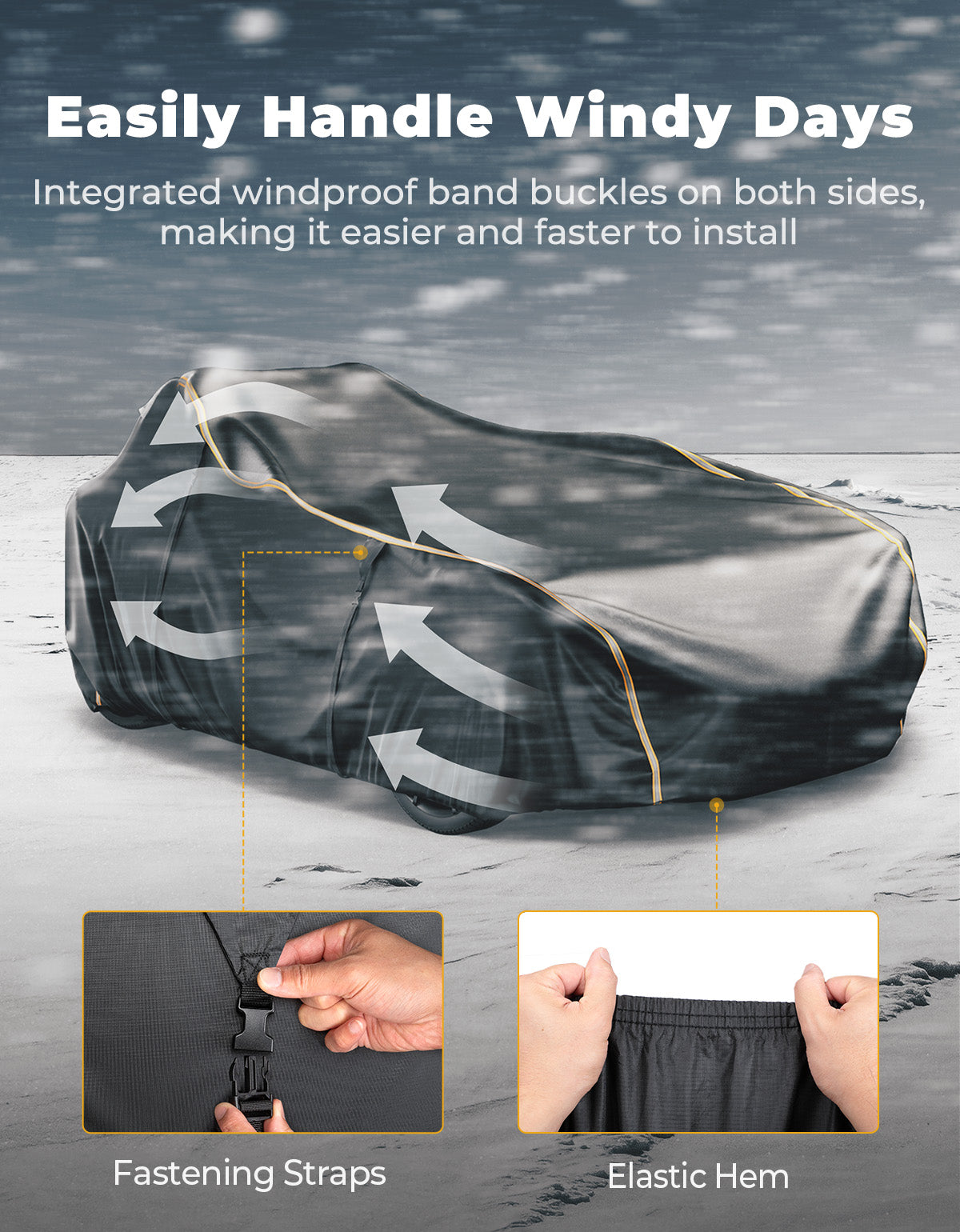 Kemimoto Slingshot telo copertura impermeabile con borse