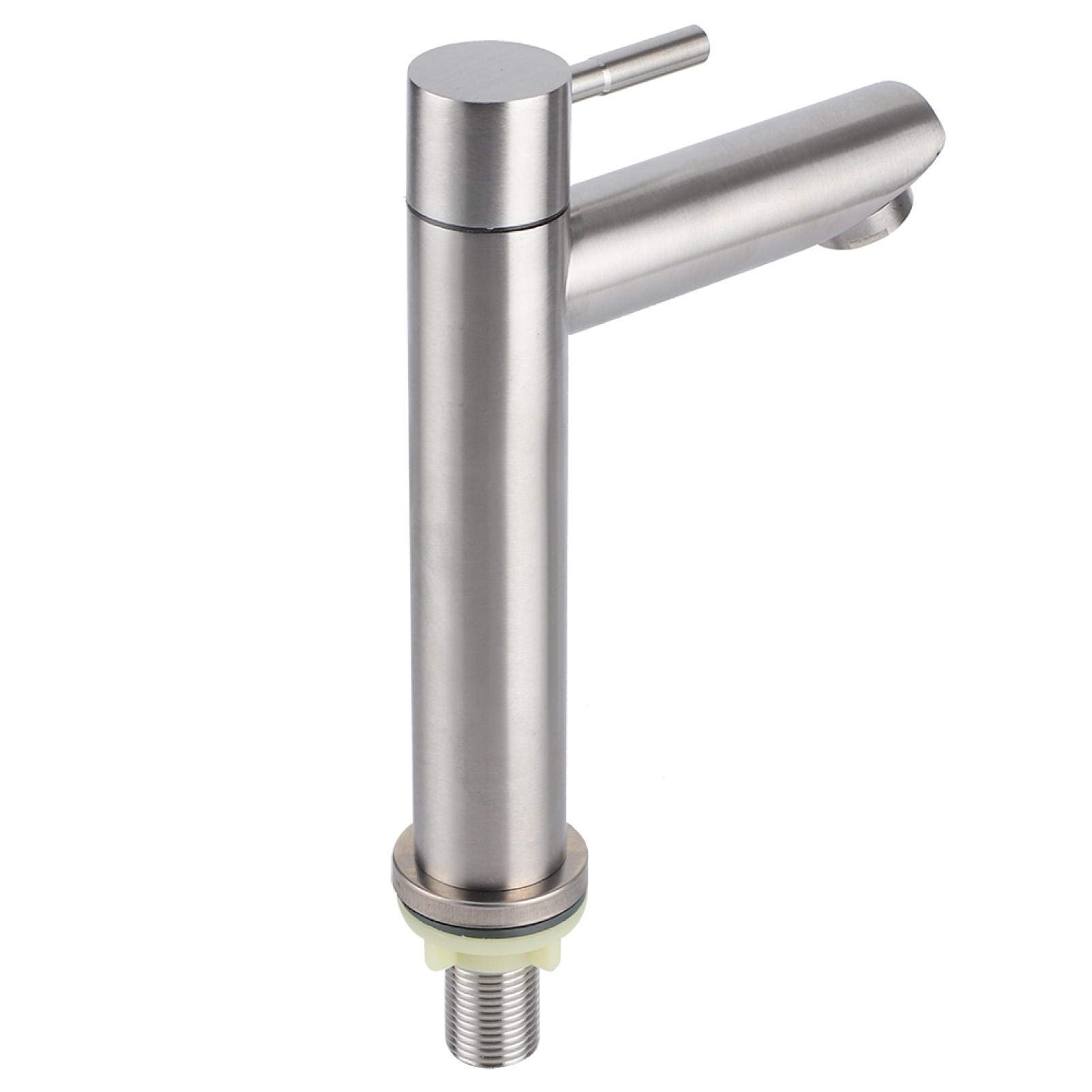 Kuuleyn Rubinetto Acqua Fredda G1/2 Inox Modello Piatto