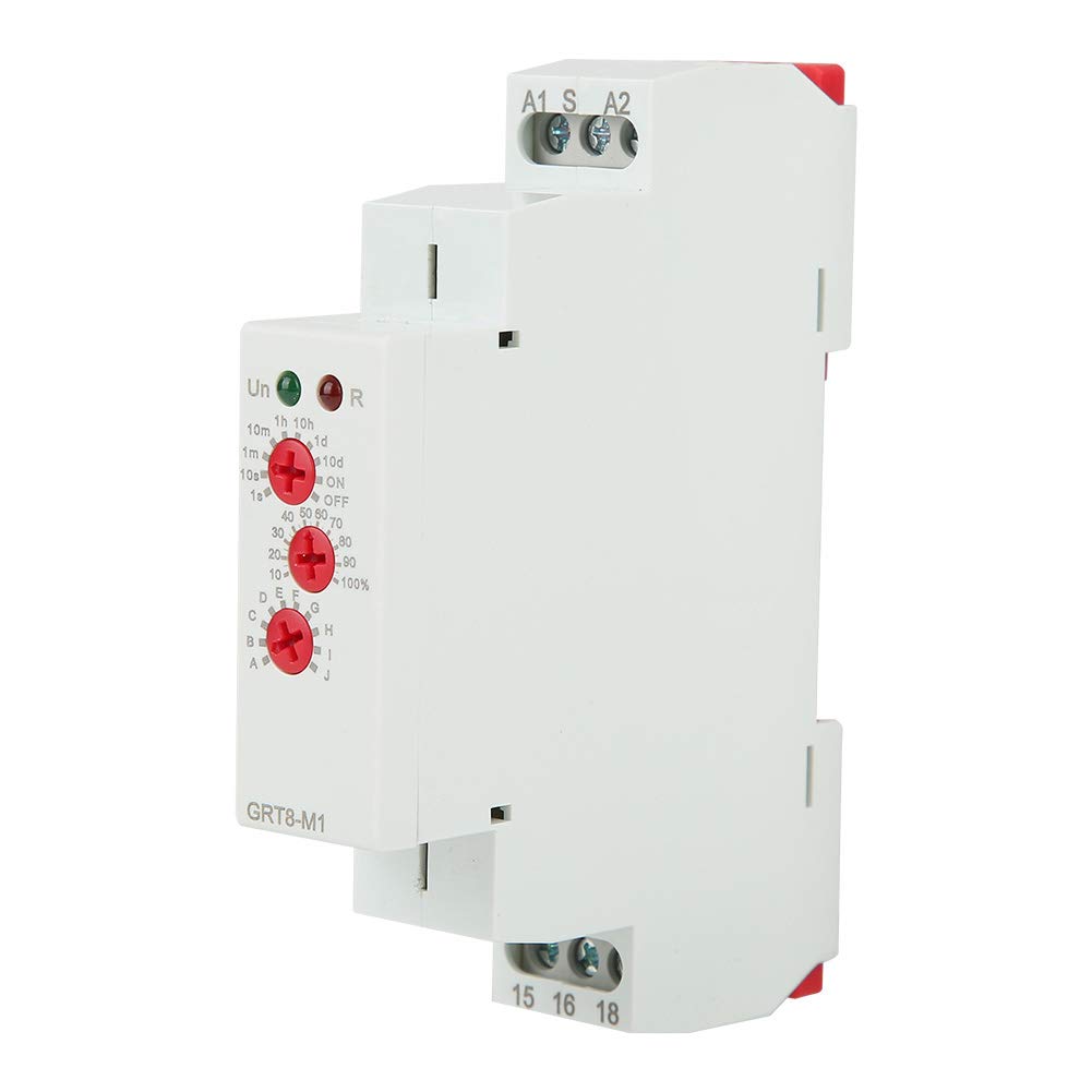 Kuuleyn GRT8-M1 Relè Temporizzatore 10 Funzioni Guida DIN