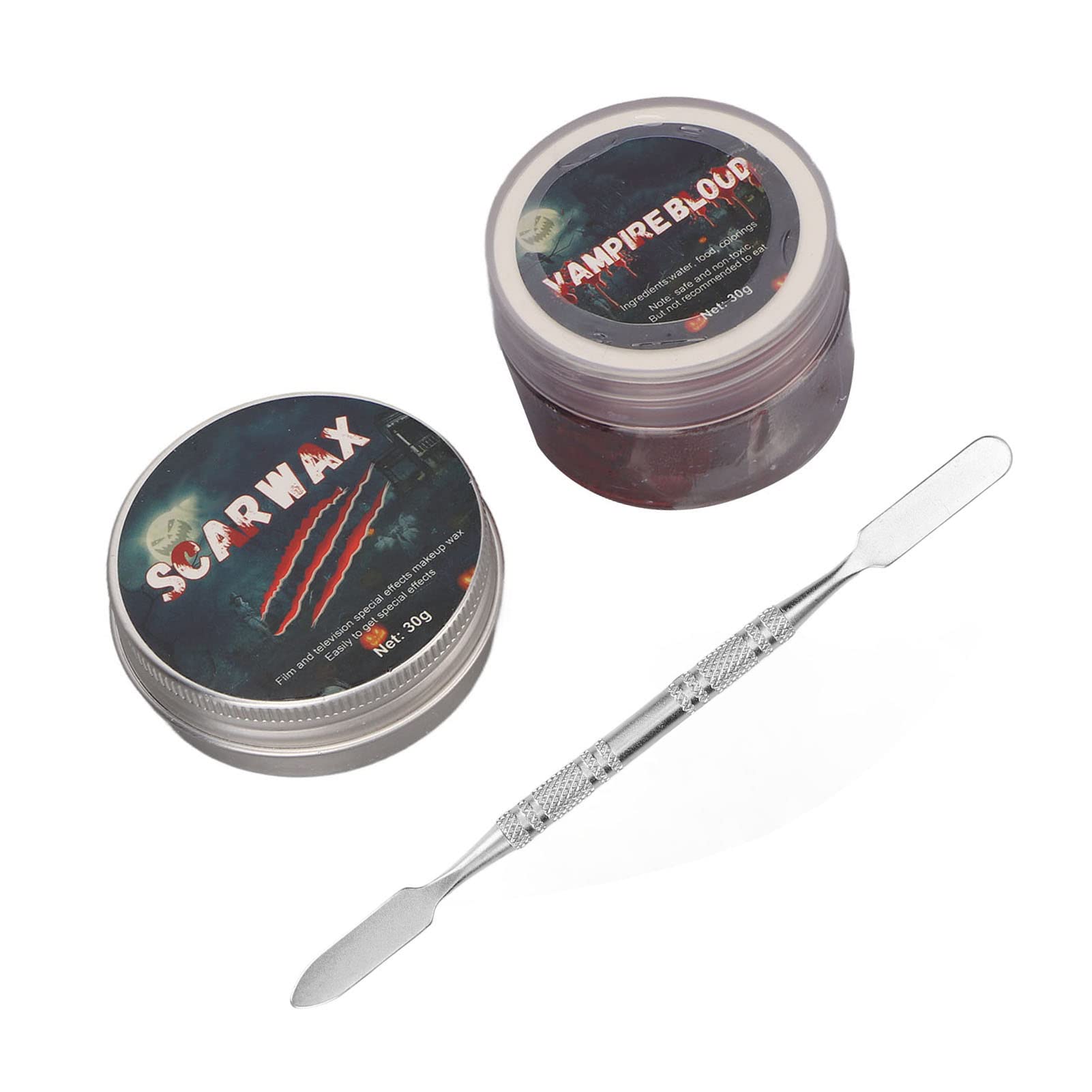 Kuuleyn Kit Trucco SFX Halloween Cera Cicatrici Sangue Finto