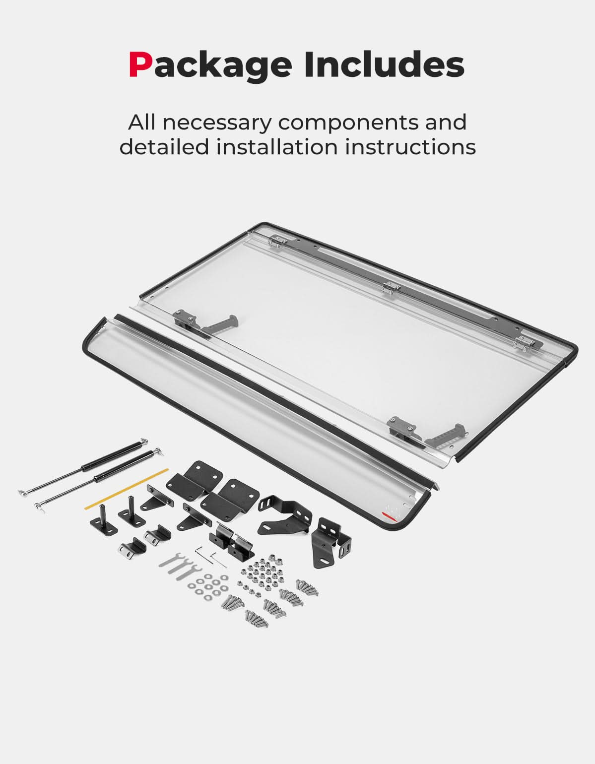 KEMIMOTO Defender parabrezza flip 3-in-1 antigraffio