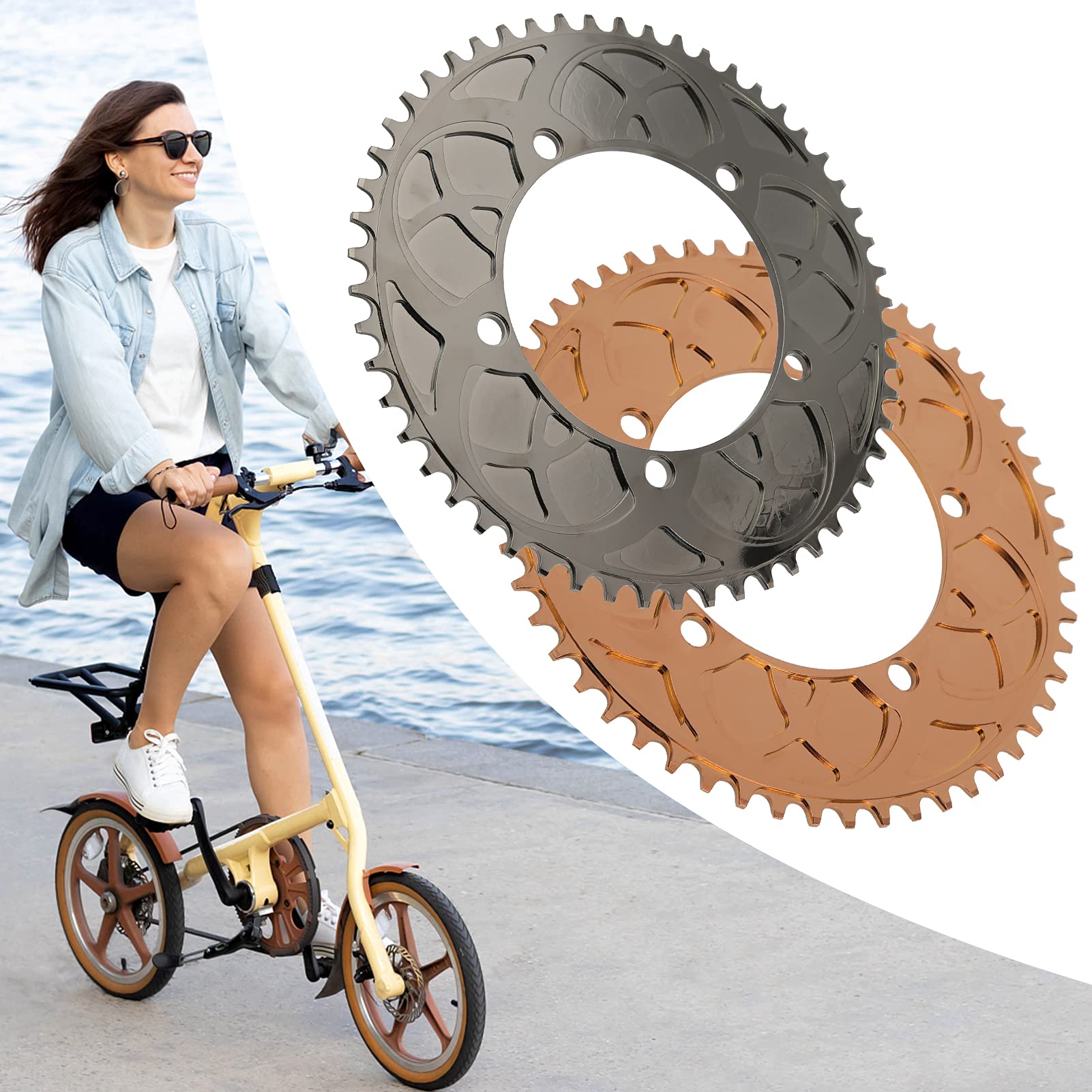 Kuuleyn Corona Bici Singola 54T Alluminio Narrow Wide