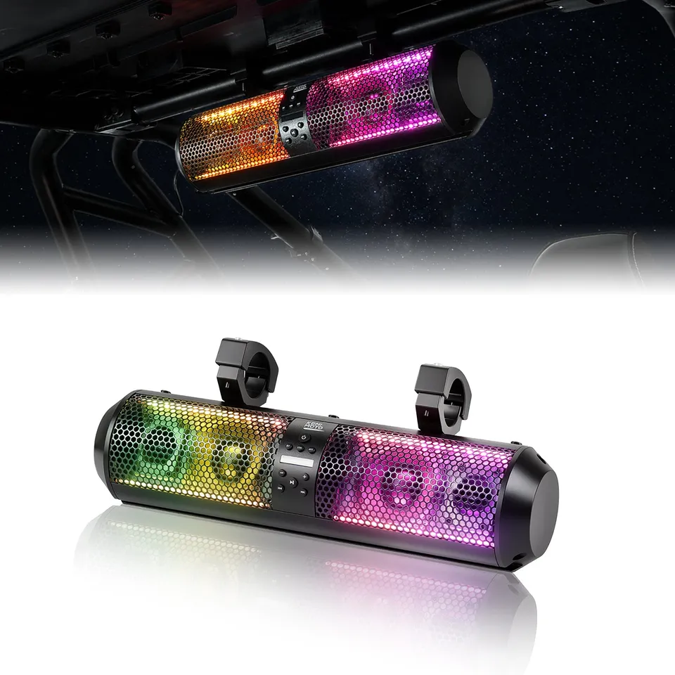 KEMIMOTO 18" soundbar bluetooth RGB UTV 400W