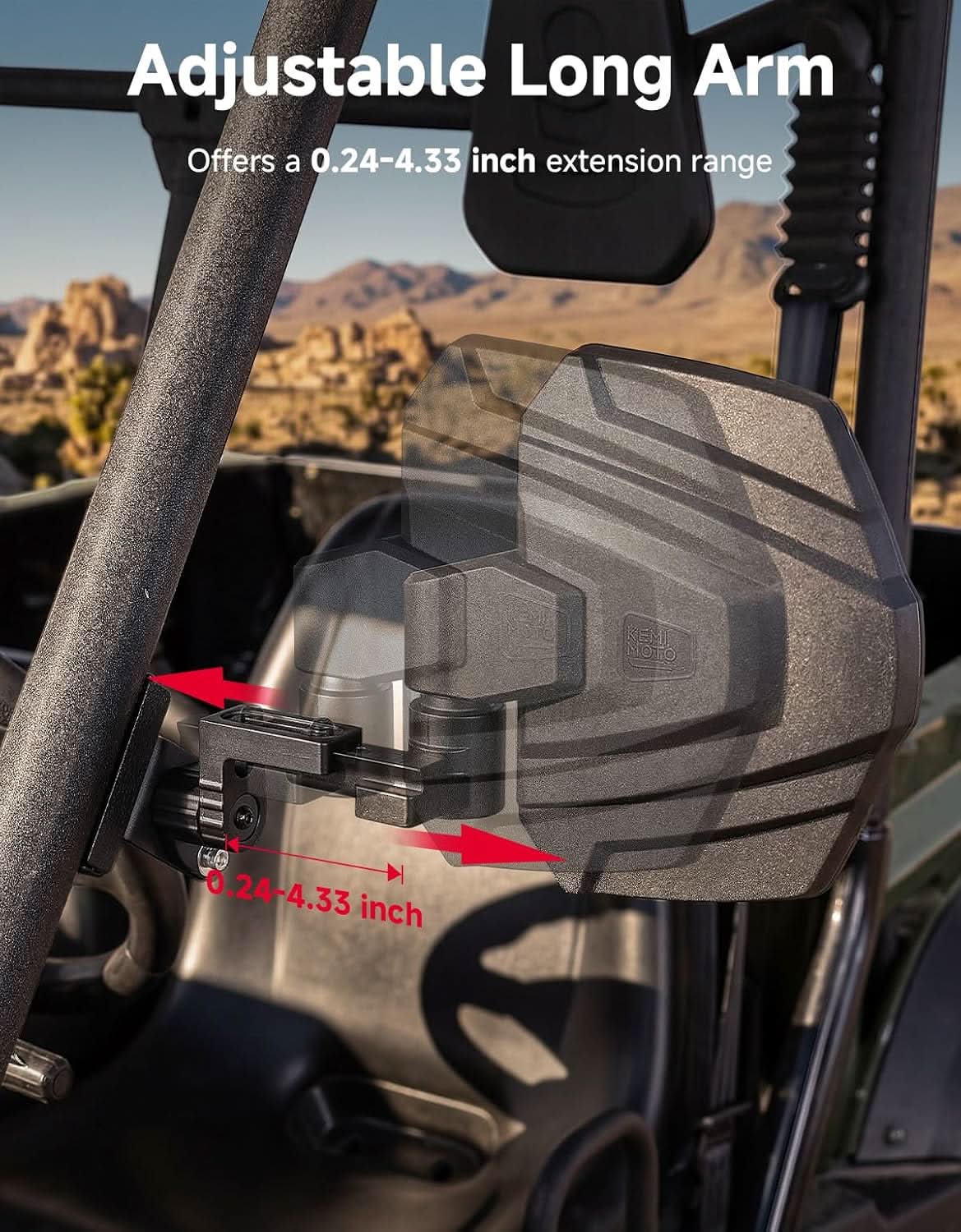Kemimoto specchietti laterali UTV RZR XP 1000 pieghevoli